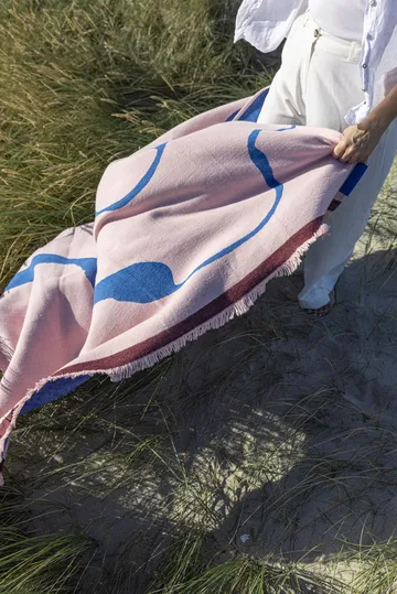 Studio throw blanket - Seashell pink, 130x175 cm - Mette Ditmer