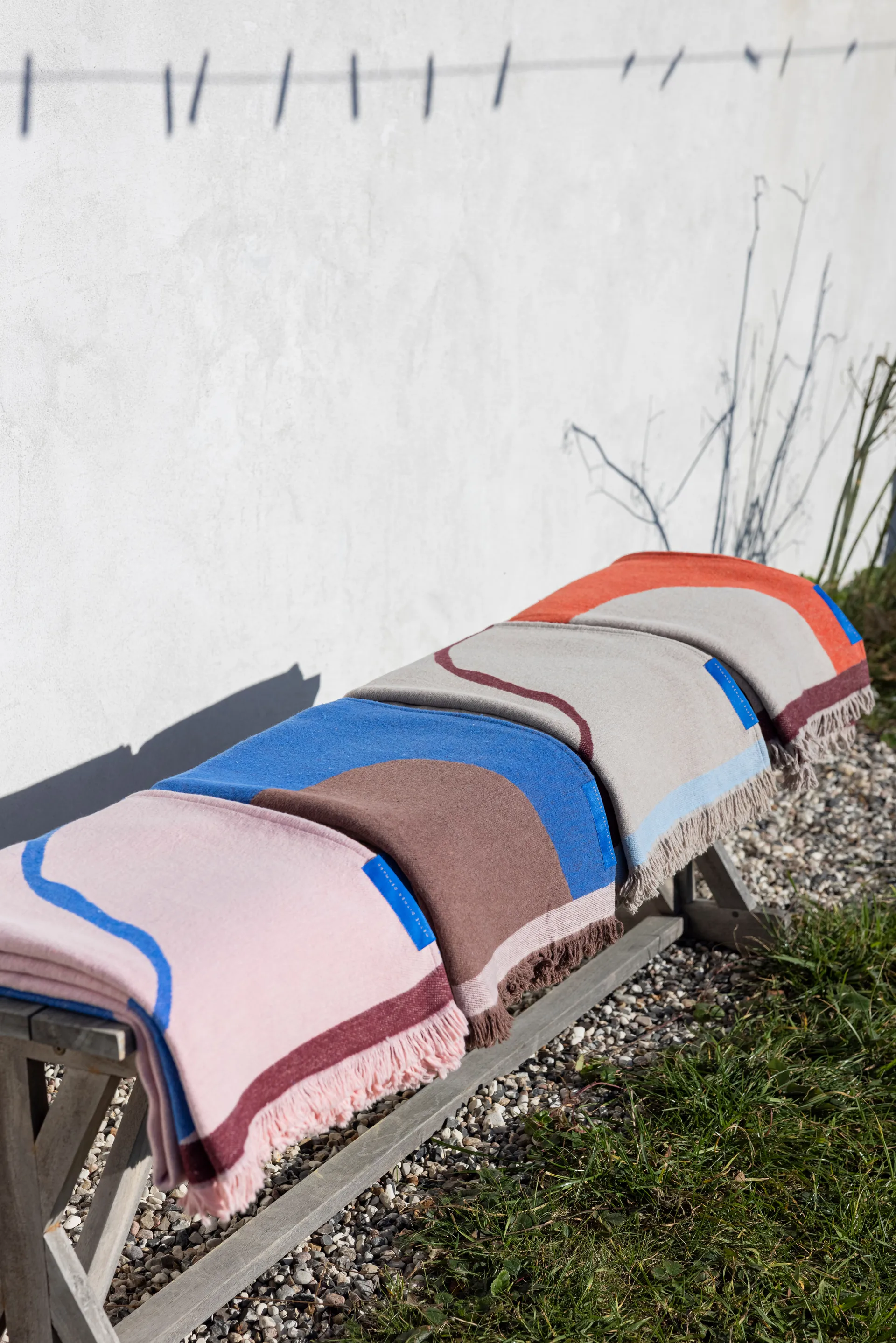 Studio throw blanket, Seashell pink, 130x175 cm Mette Ditmer