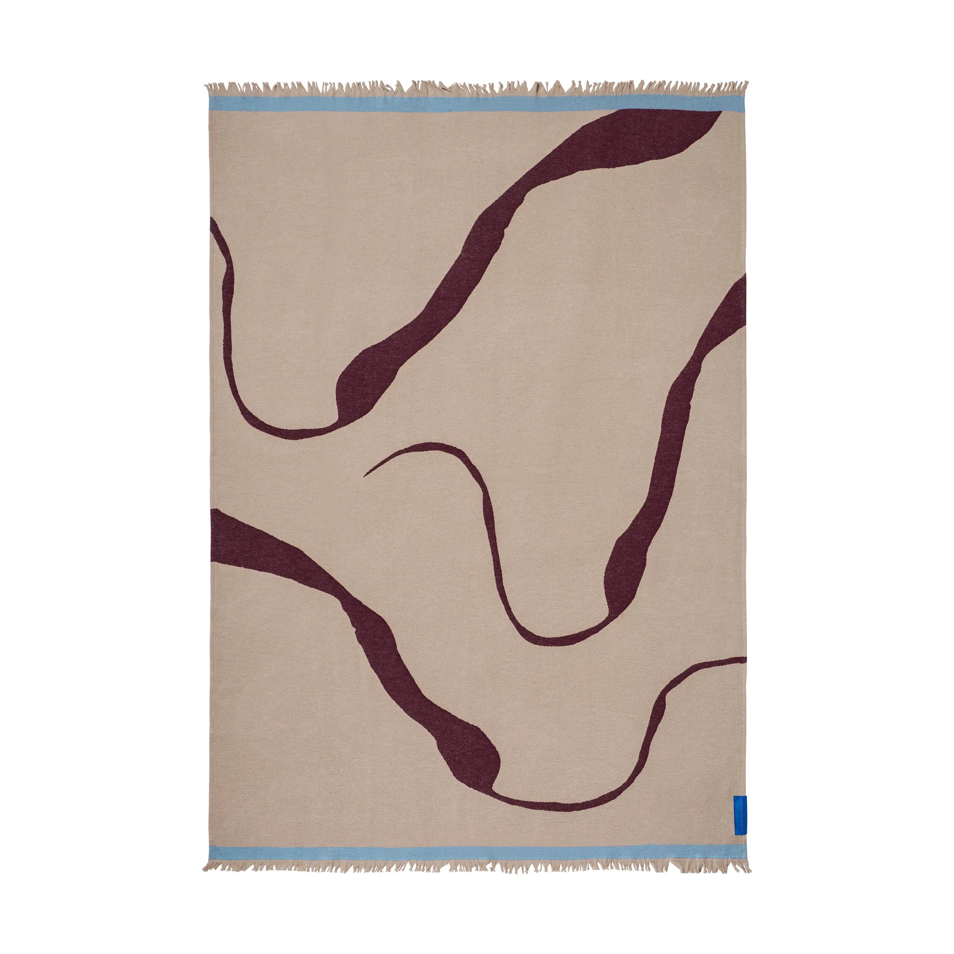 Studio throw blanket, Wine, 130x175 cm Mette Ditmer