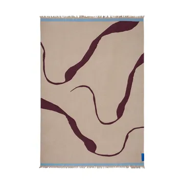 Studio throw blanket - Wine, 130x175 cm - Mette Ditmer