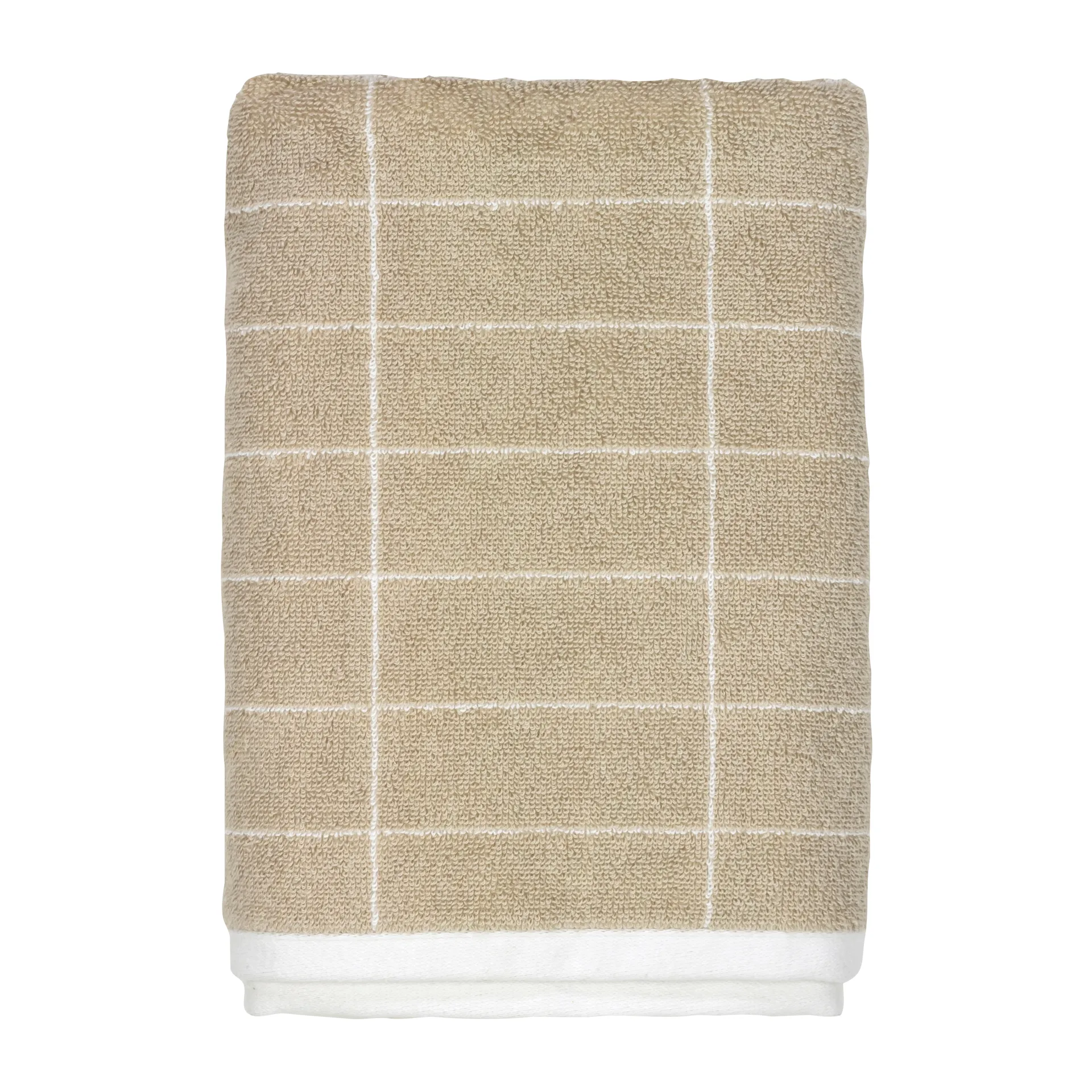 Tile Stone bath towel 70x140 cm, Sand-off white Mette Ditmer