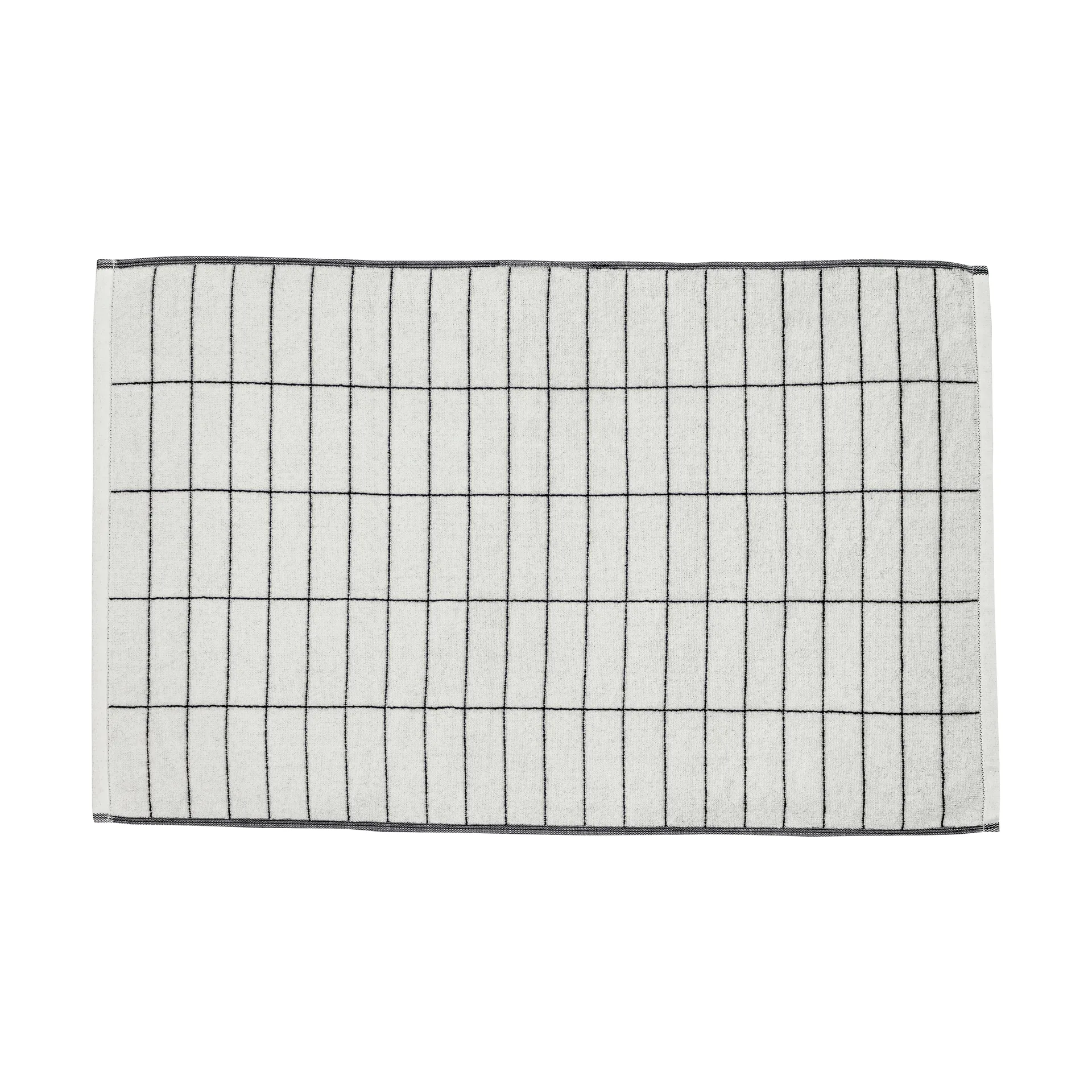 Tile Stone bathroom mat 50x80 cm, Black-off white Mette Ditmer