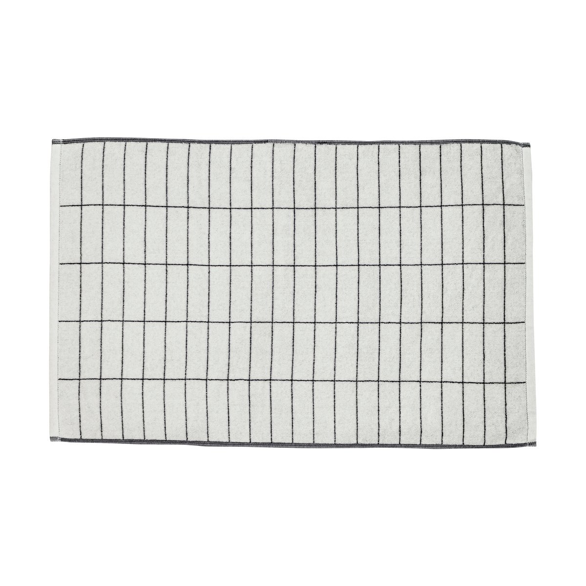 Mette Ditmer Tile Stone bathroom mat 50x80 cm Black-off white
