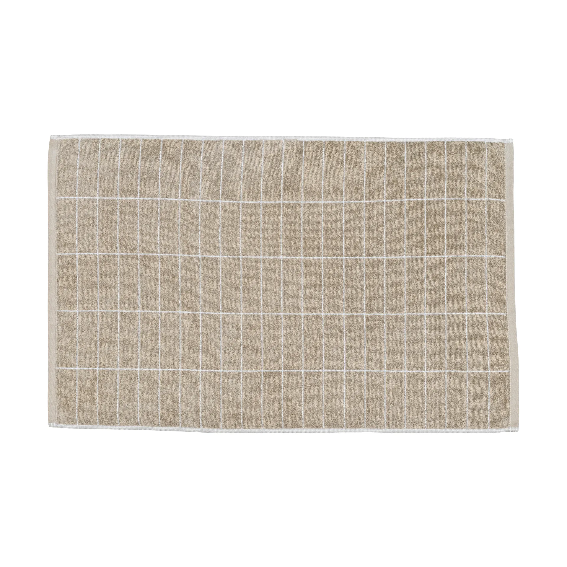 Tile Stone bathroom mat 50x80 cm, Sand-off white Mette Ditmer