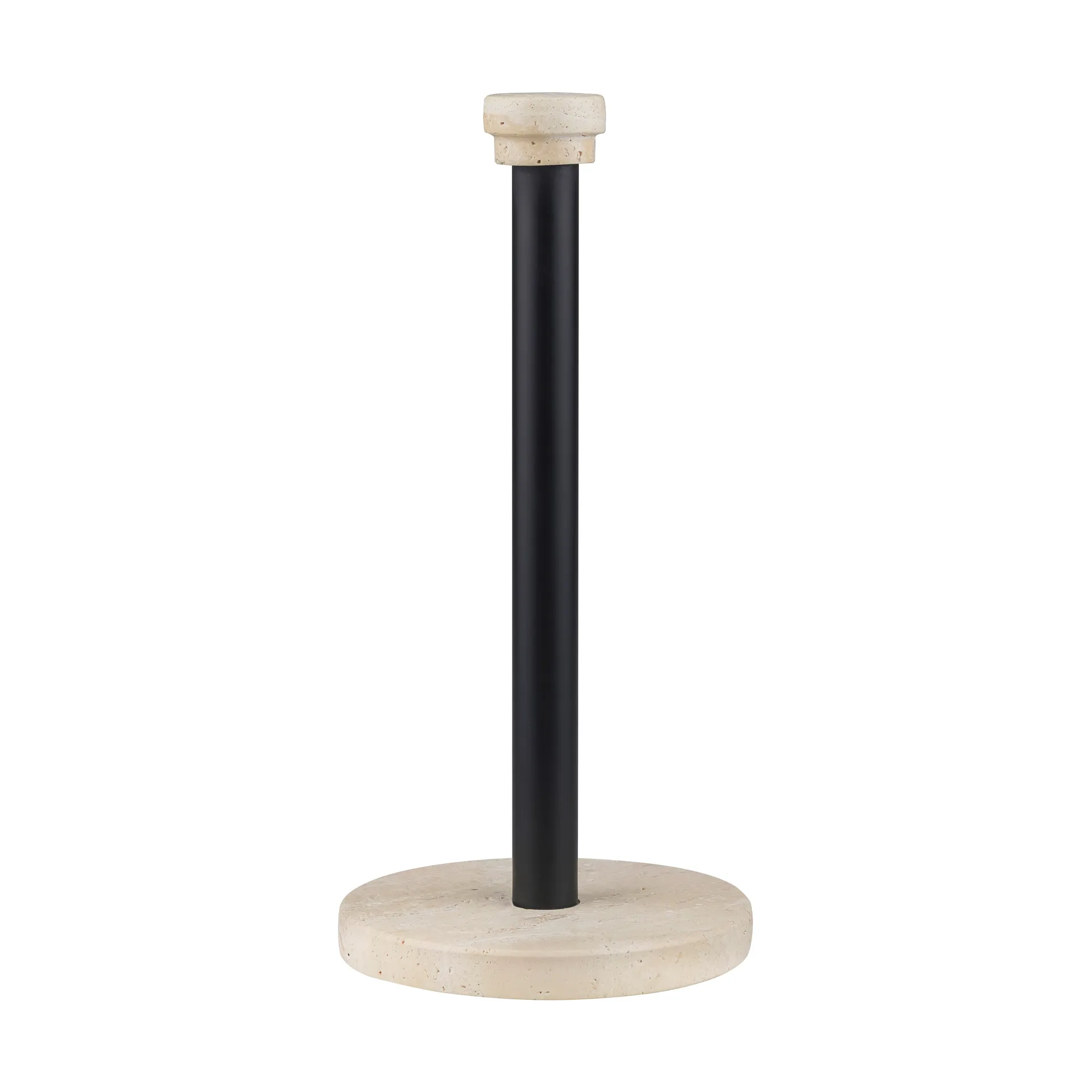Travertine paper towel holder, Linen Mette Ditmer