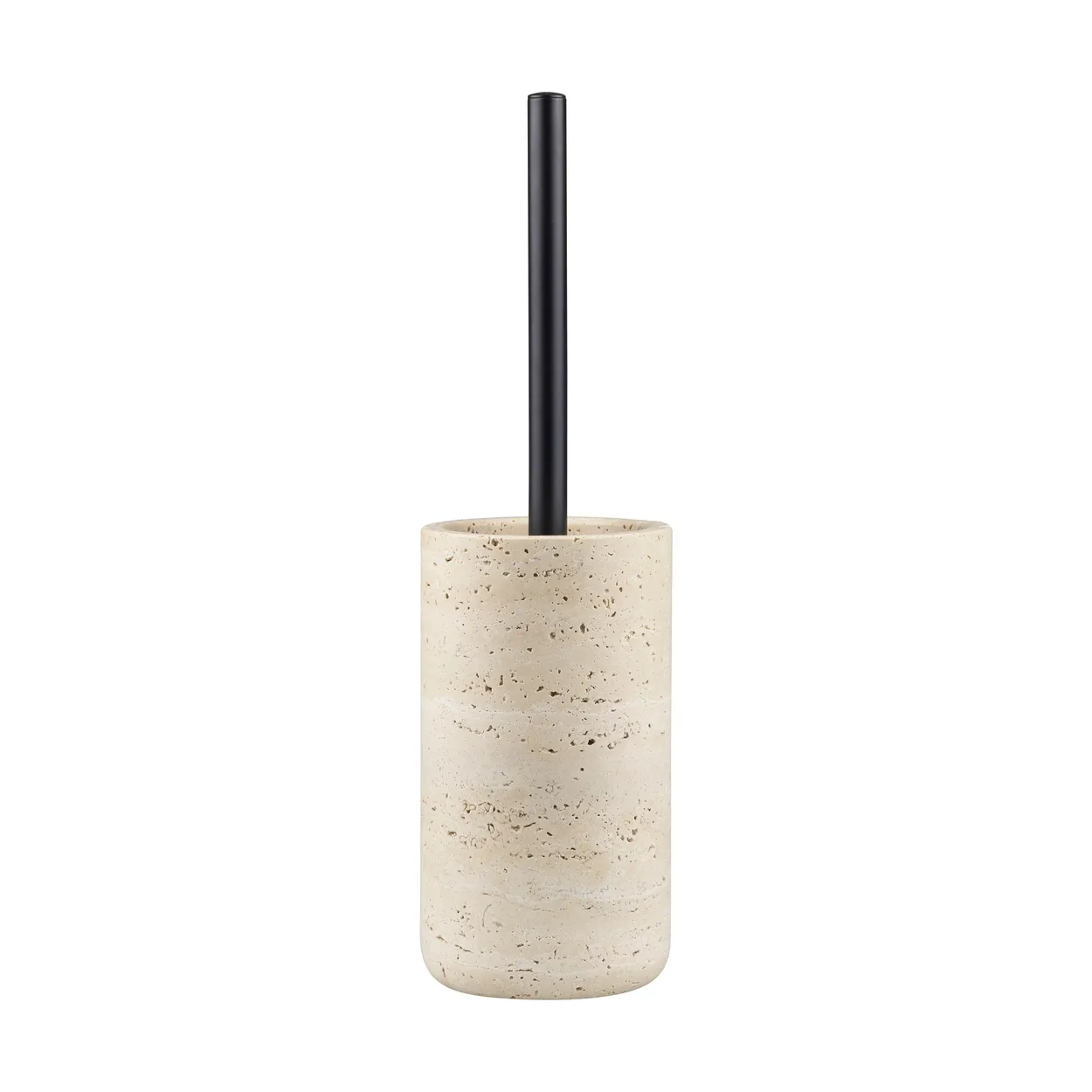 Mette Ditmer Travertine toilet brush 36 cm Linen | Scandinavian Design | Toilet brushes | Beige