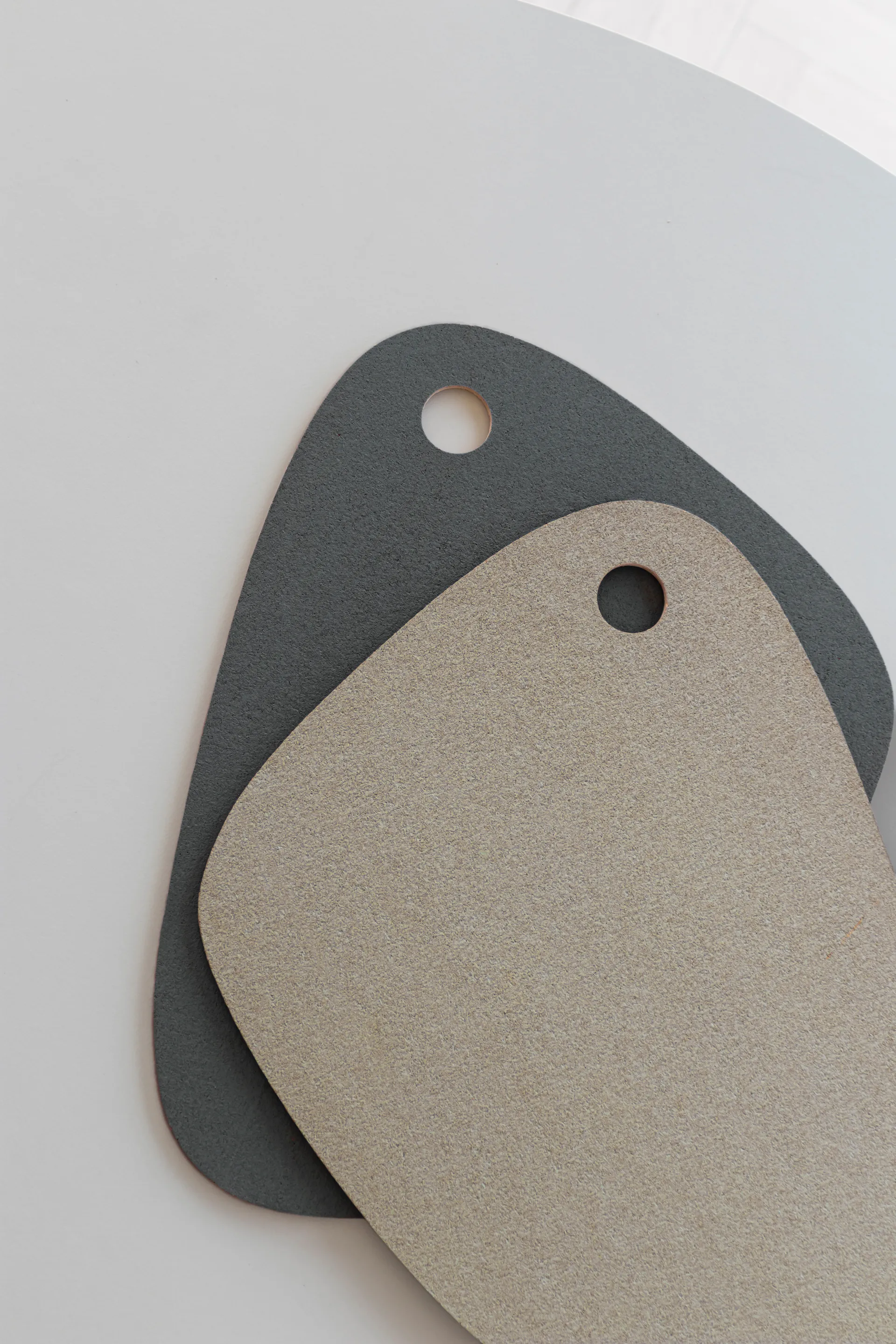 Twin reversible placemat, Dark grey-sand Mette Ditmer