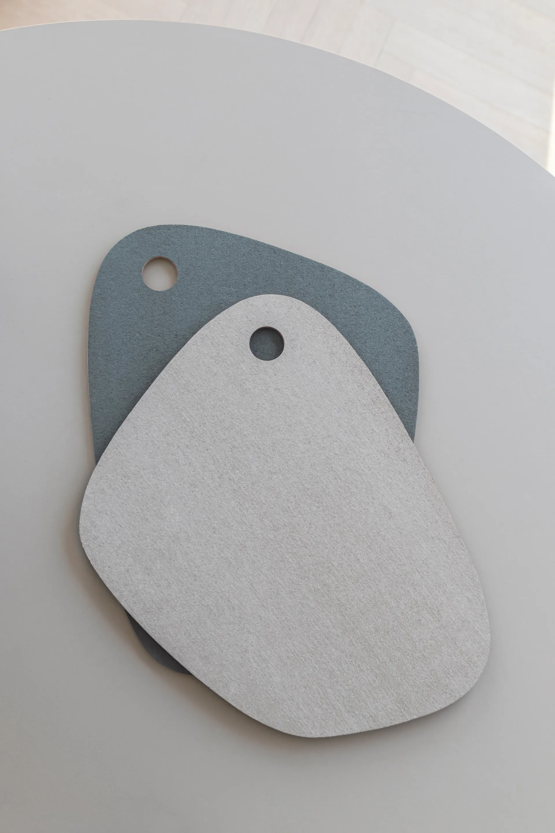 Twin reversible placemat, Slate blue-light grey Mette Ditmer