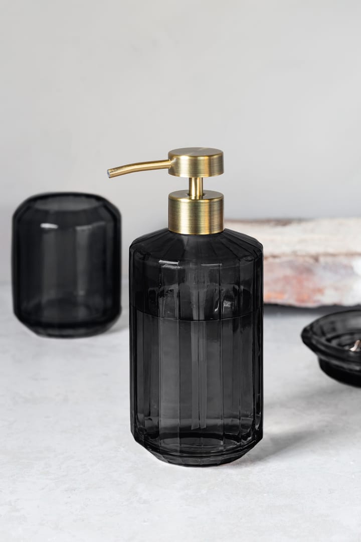 Vision soap dispenser high, Black Mette Ditmer