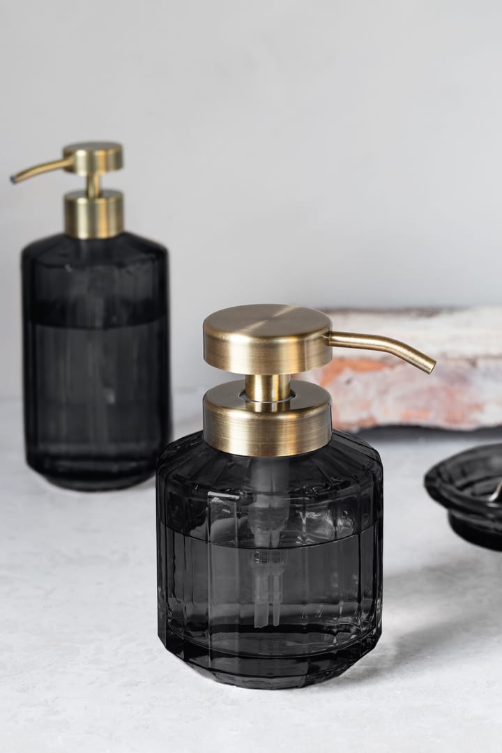 Vision soap dispenser low - Black - Mette Ditmer