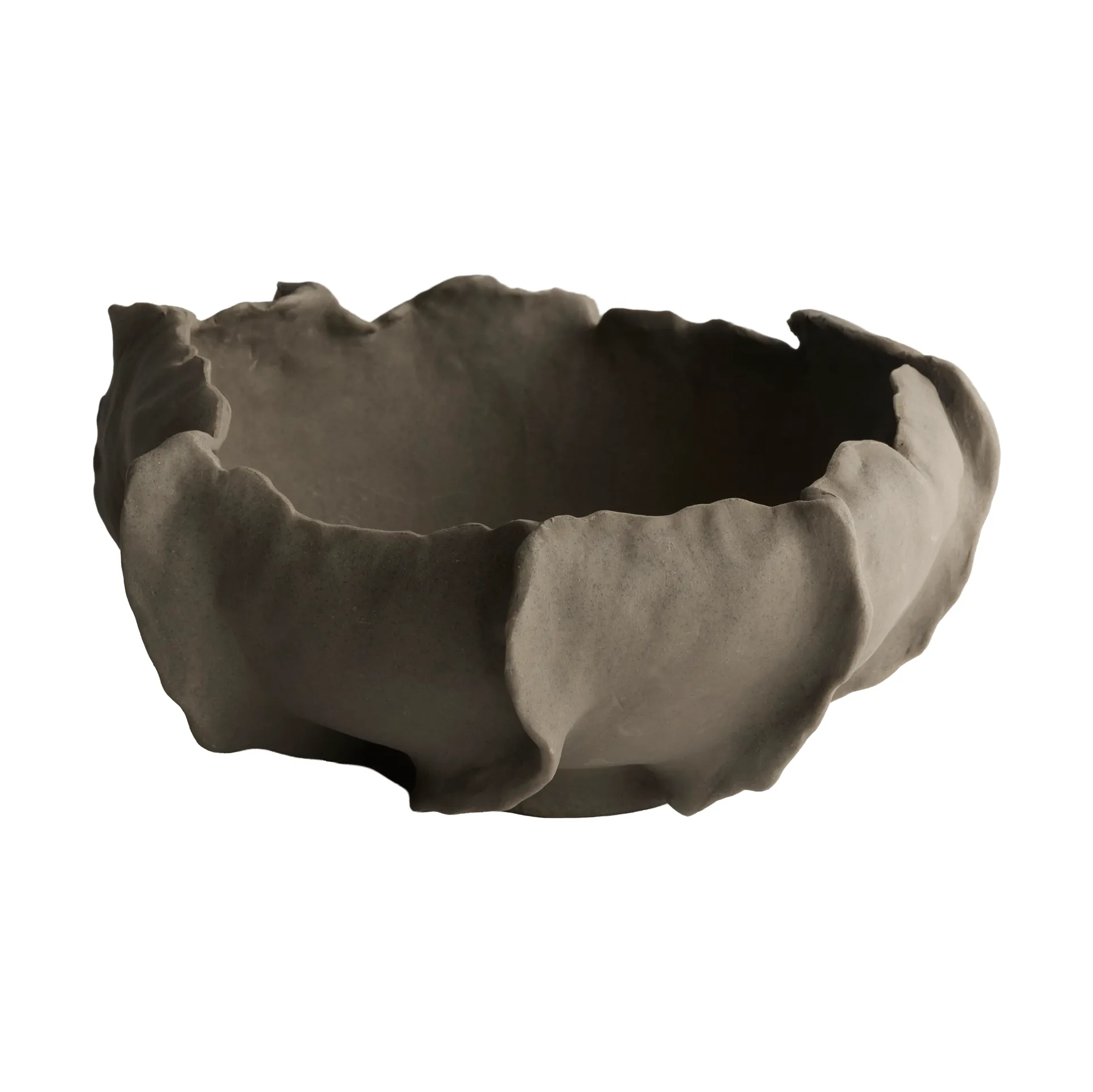 Water Lily decorative bowl, Beige, Ø32x15.5 cm Mette Ditmer