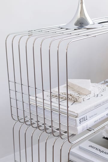 Wire shelf 31x70x26 cm - Chrome - Mette Ditmer