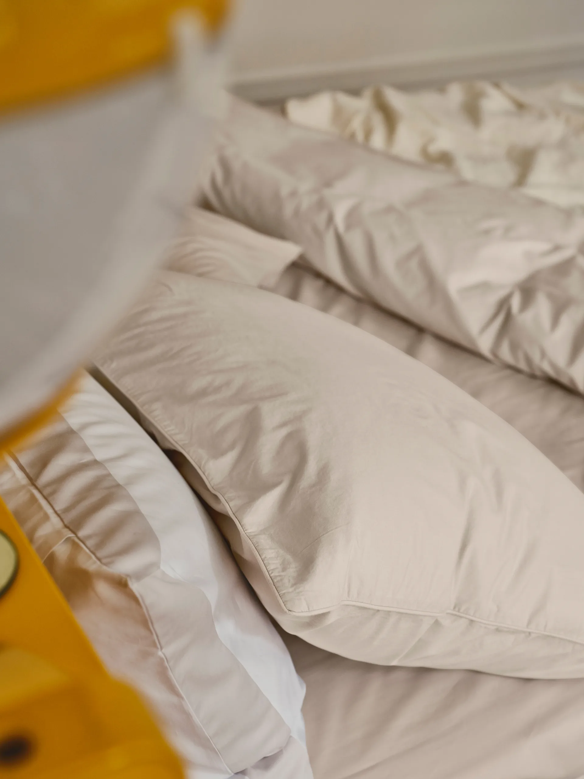 Benevola duvet cover, Beige, 220x220 cm Mille Notti