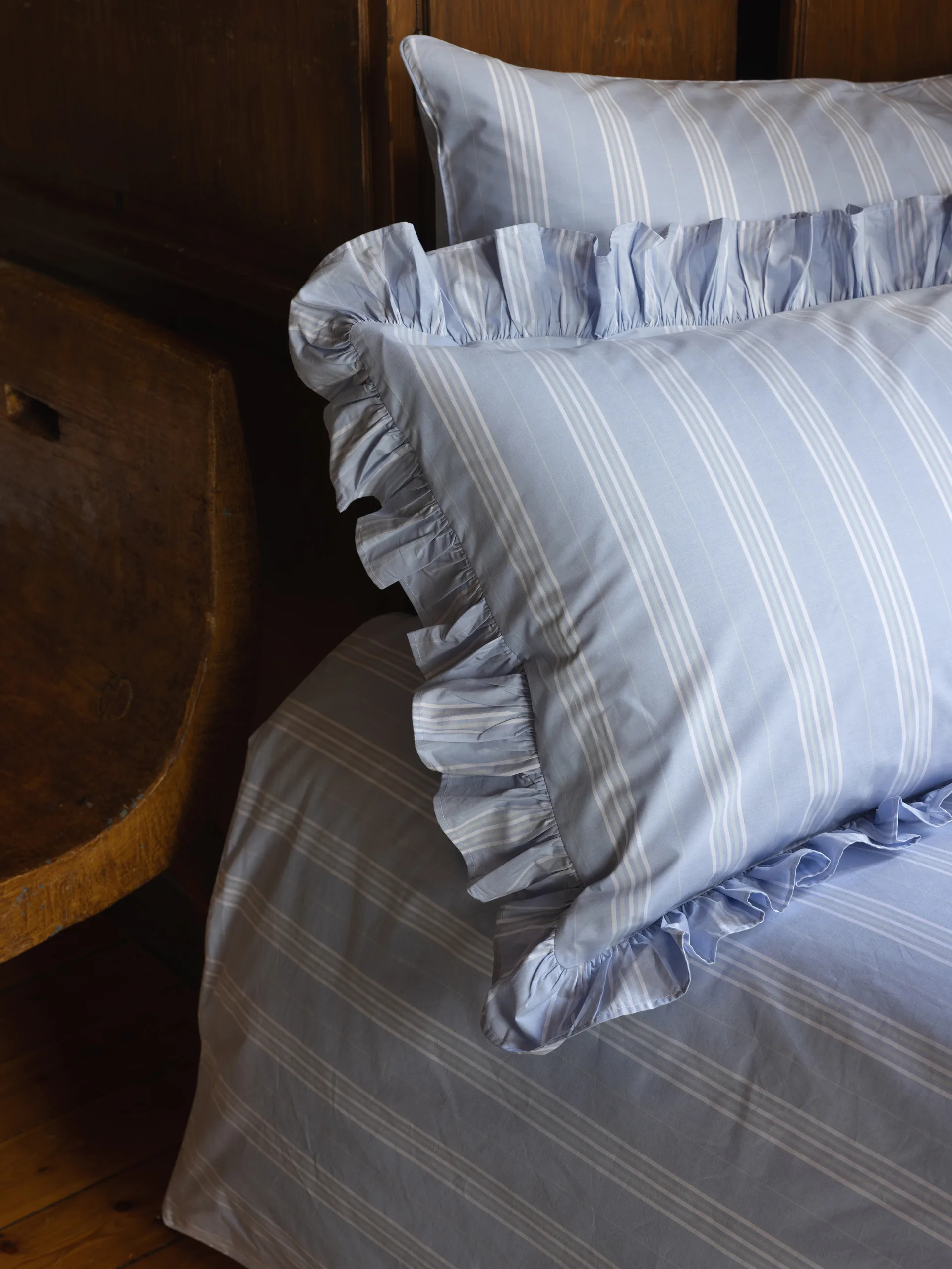 Camicia duvet cover, Light blue, 220x220 cm. Mille Notti