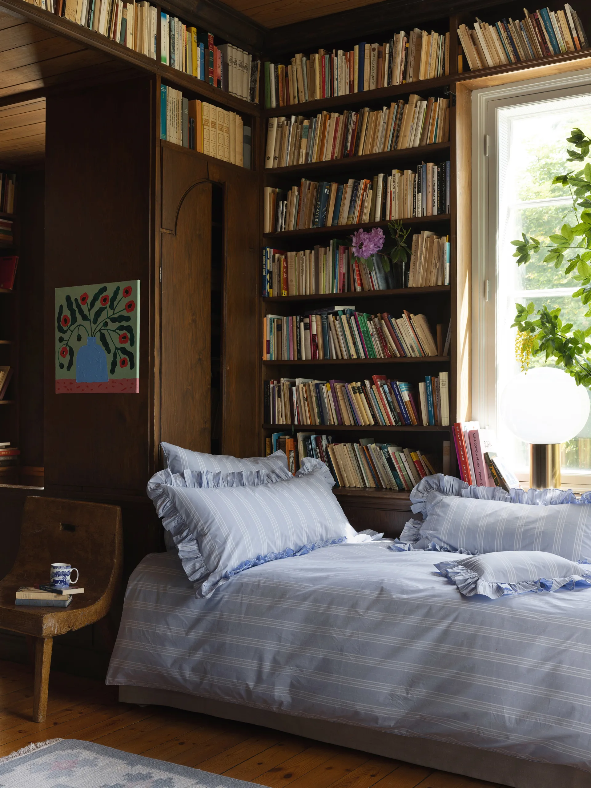 Camicia duvet cover, Light blue, 220x220 cm. Mille Notti