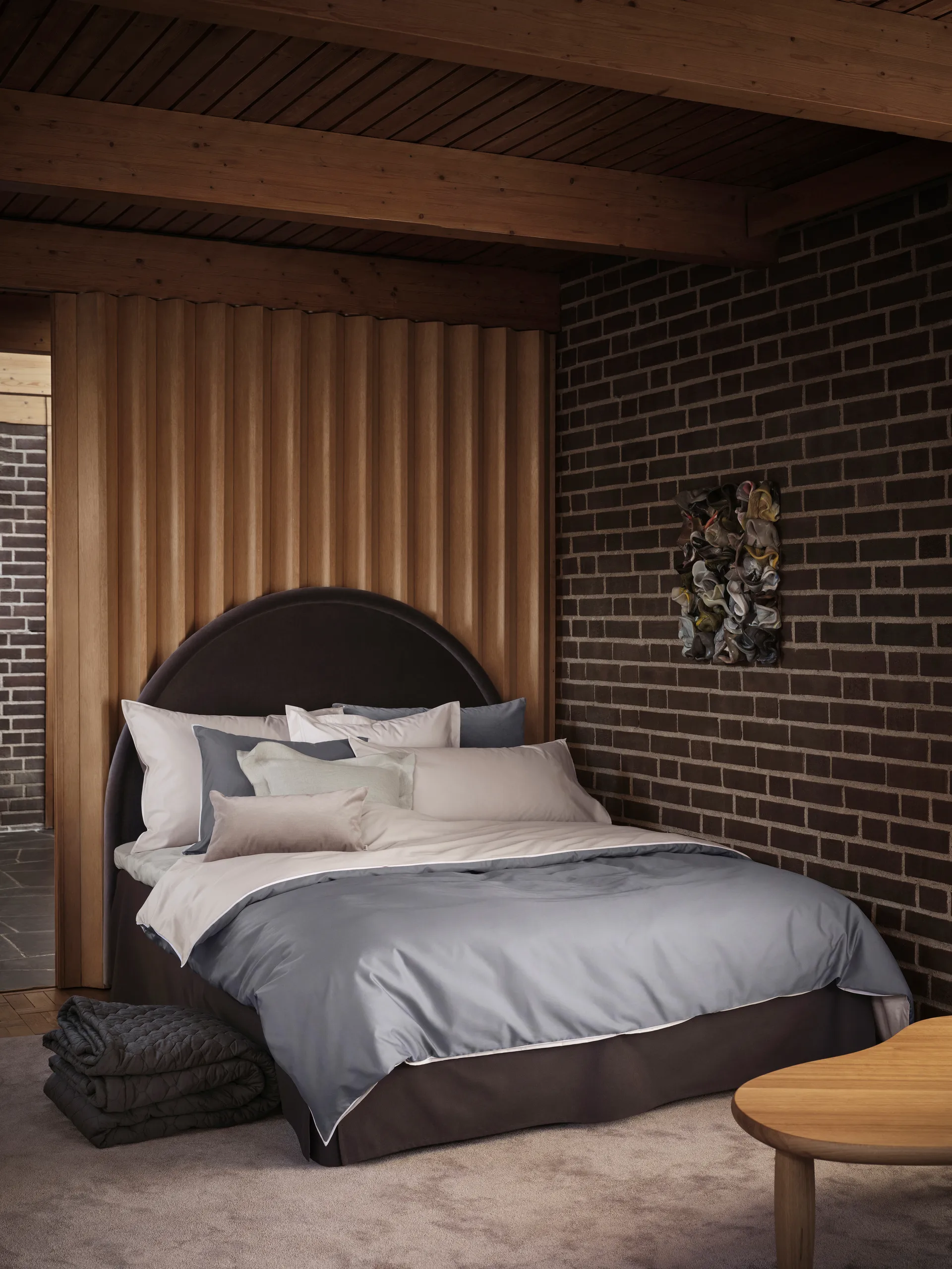 Duetto duvet cover, grey, 150x210 cm Mille Notti