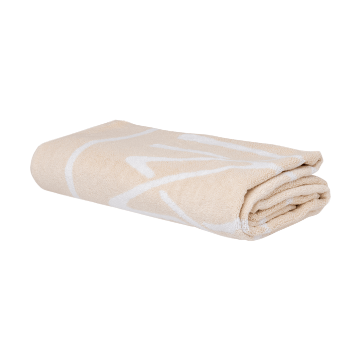 Elba beach towel EKO - Ivory-White, 86x180 cm - Mille Notti