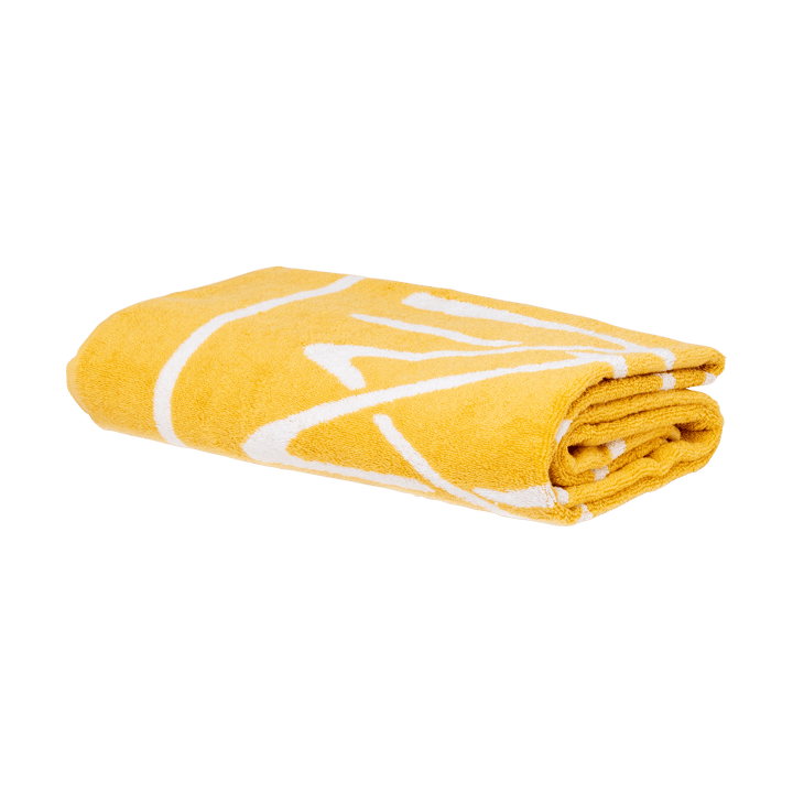 Elba beach towel EKO - Yellow Ivory, 86x180 cm - Mille Notti