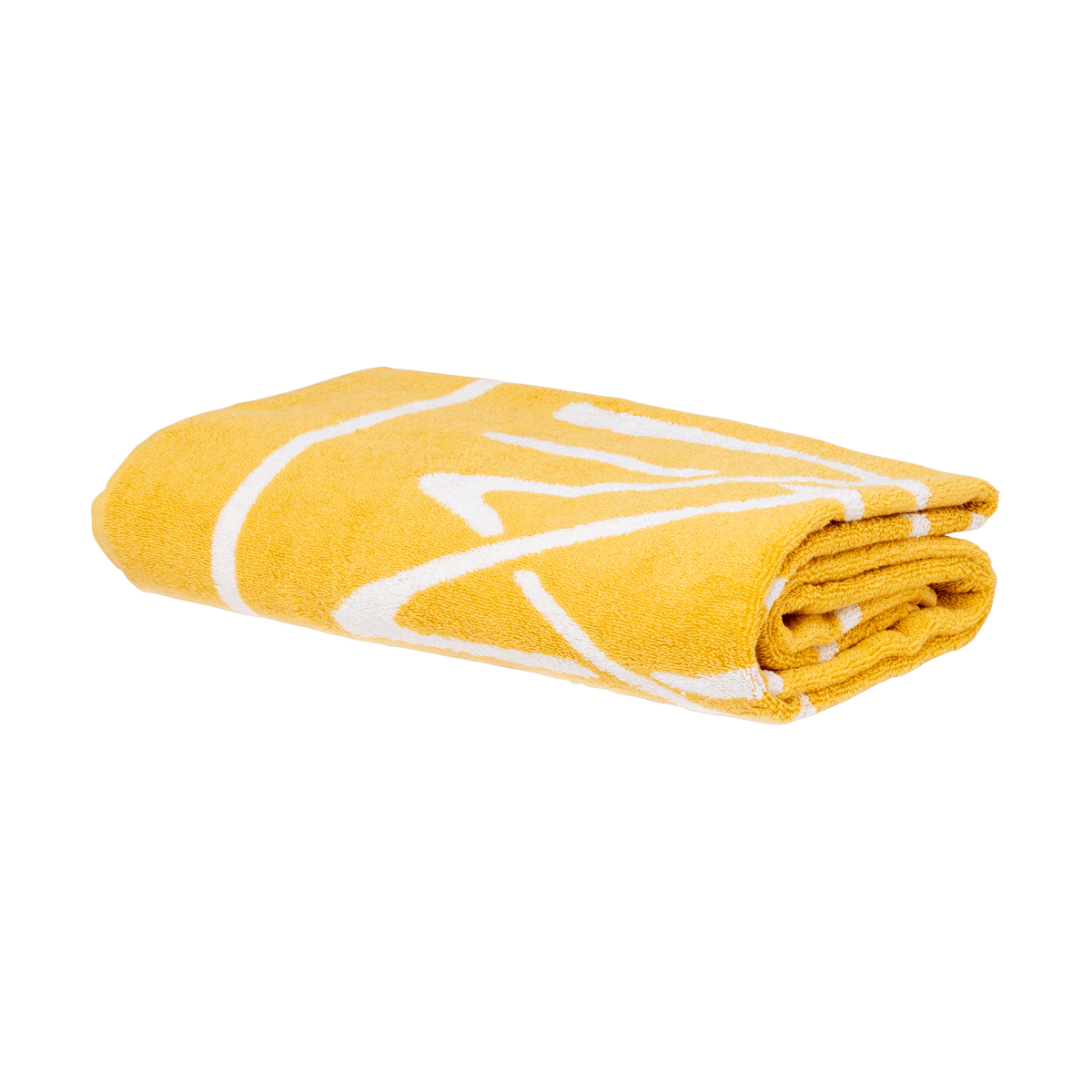 Mille Notti Elba beach towel EKO Yellow Ivory, 86x180 cm