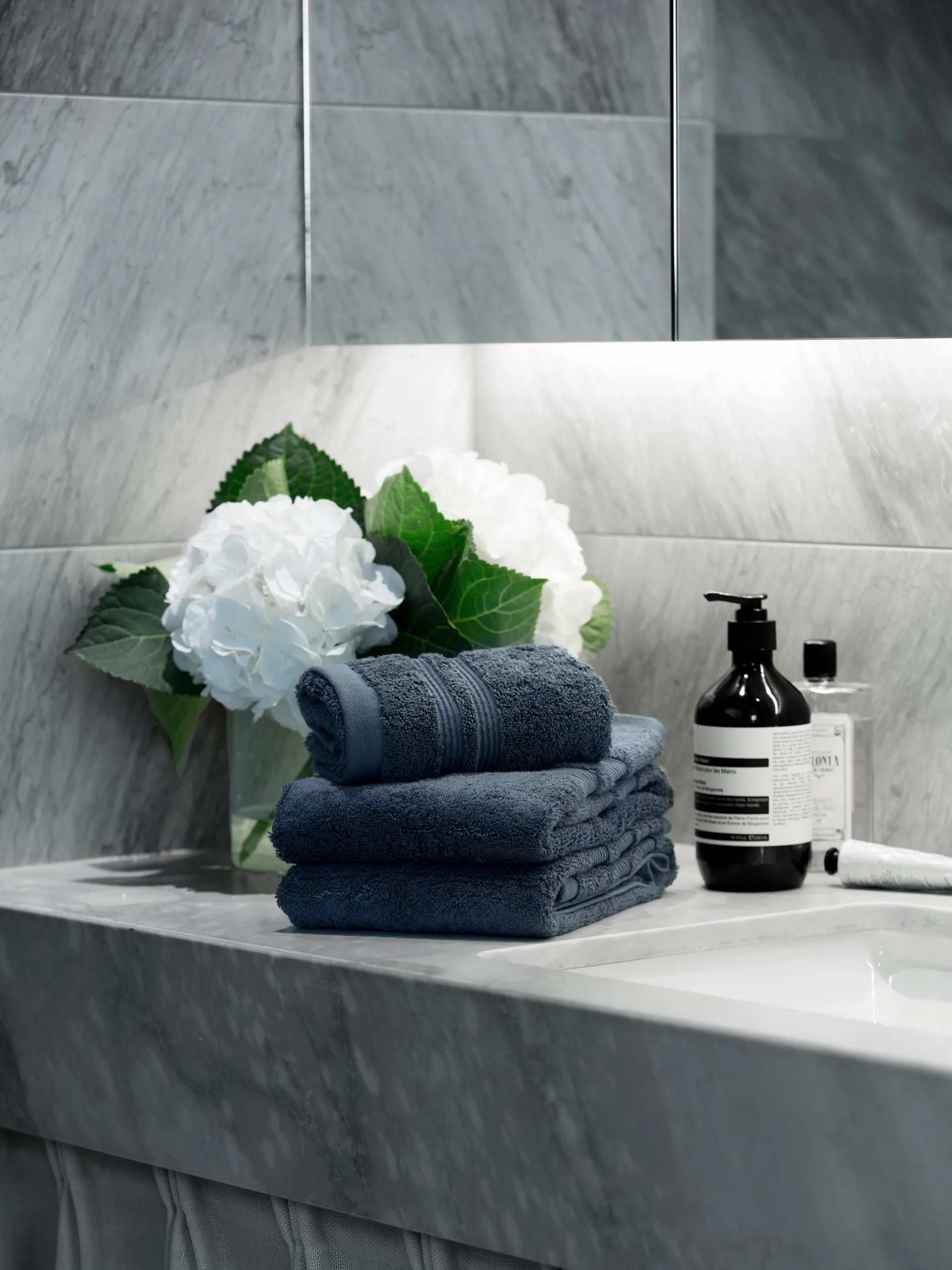 Fontana towel EKO, Dark blue, 30x50 cm Mille Notti