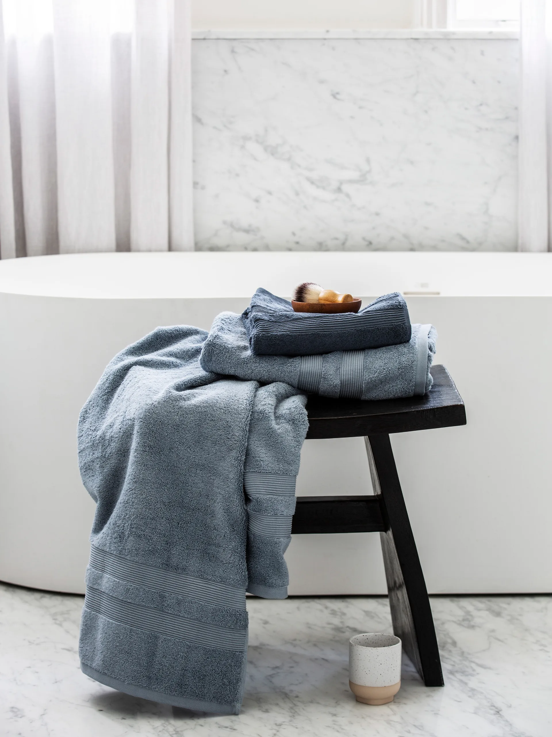 Fontana towel EKO, Light blue, 30x50 cm Mille Notti