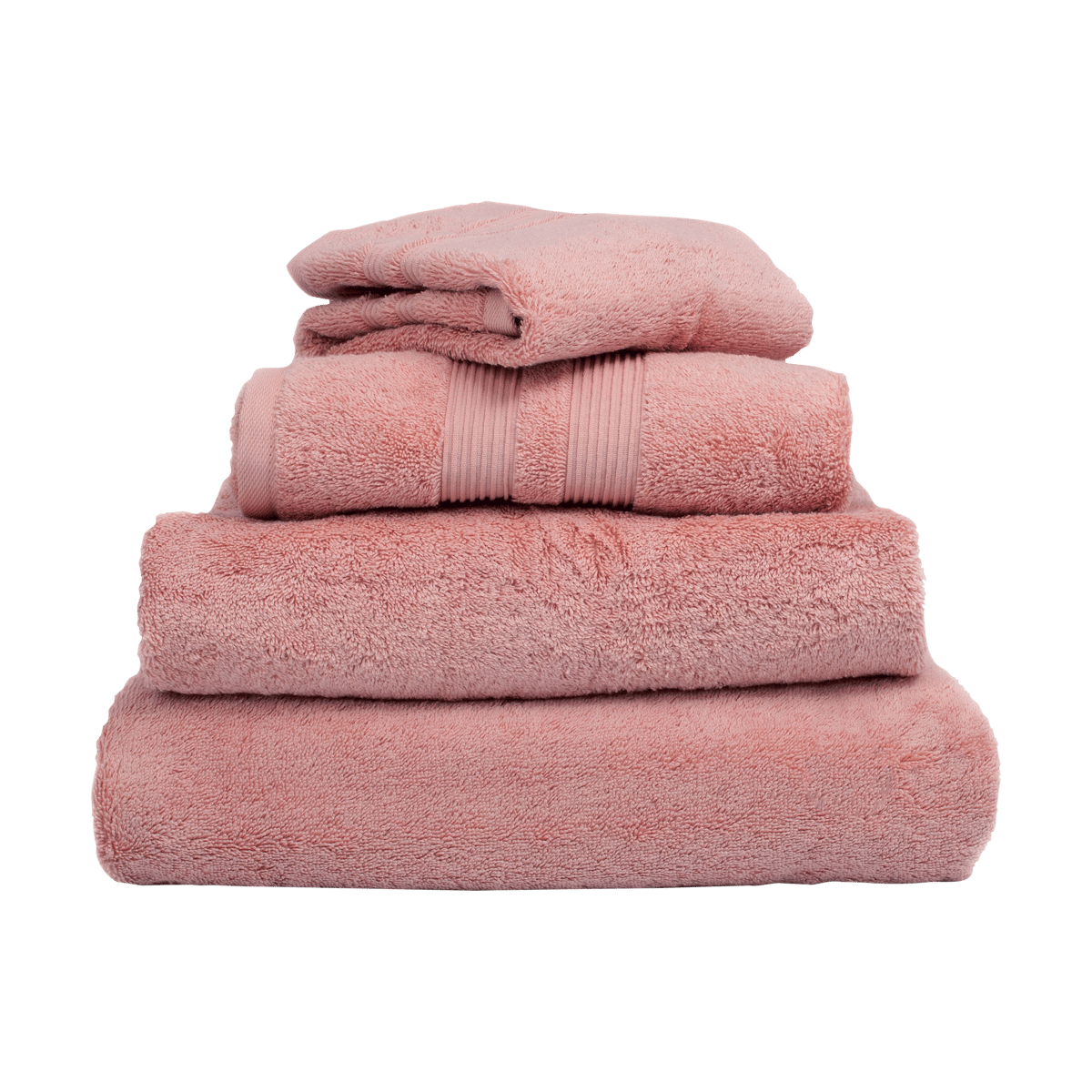 Mille Notti Fontana towel EKO Pink, 100x150 cm | Scandinavian Design | Bath towels | Pink