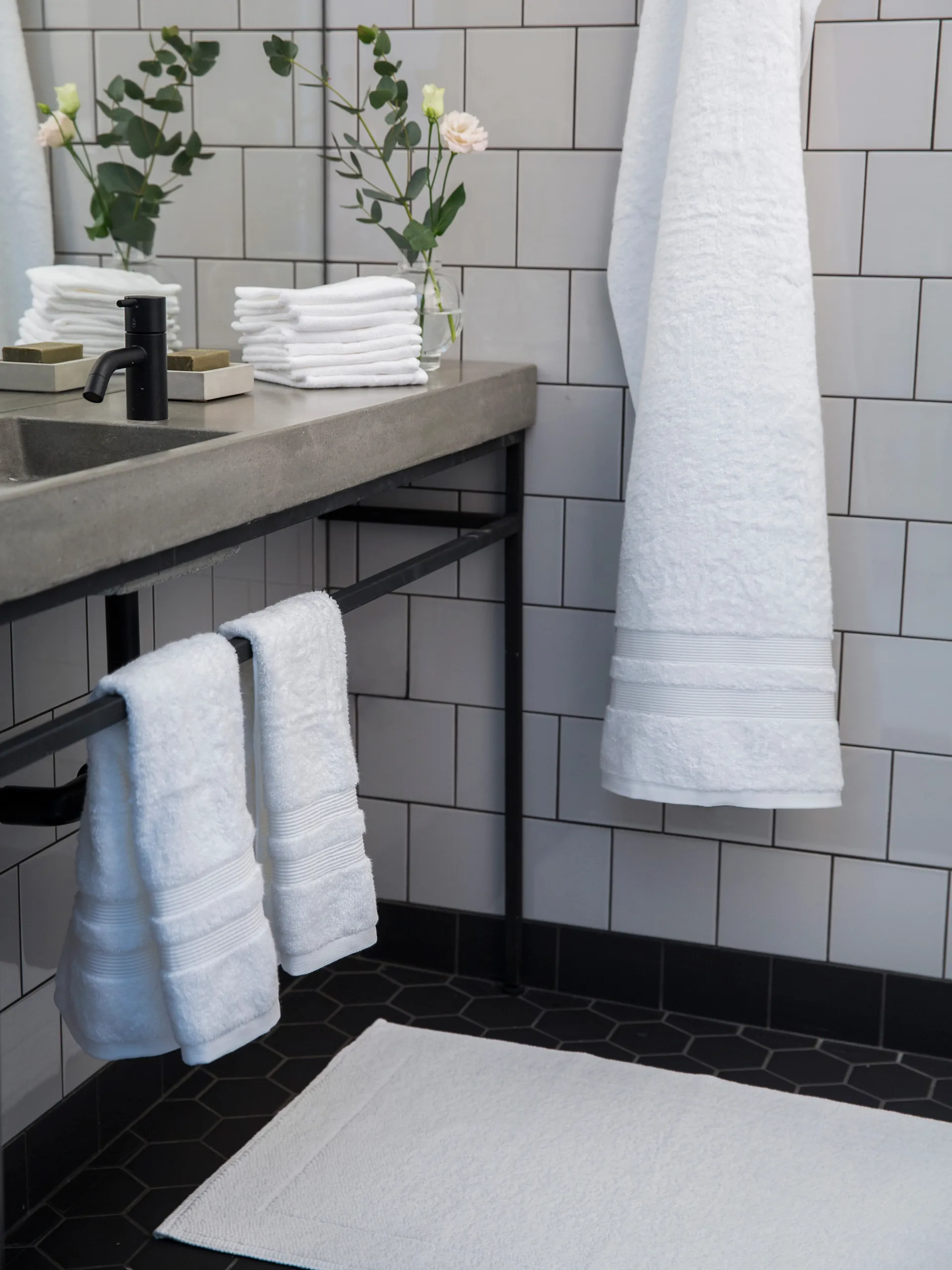 Fontana towel EKO, White, 30x50 cm Mille Notti