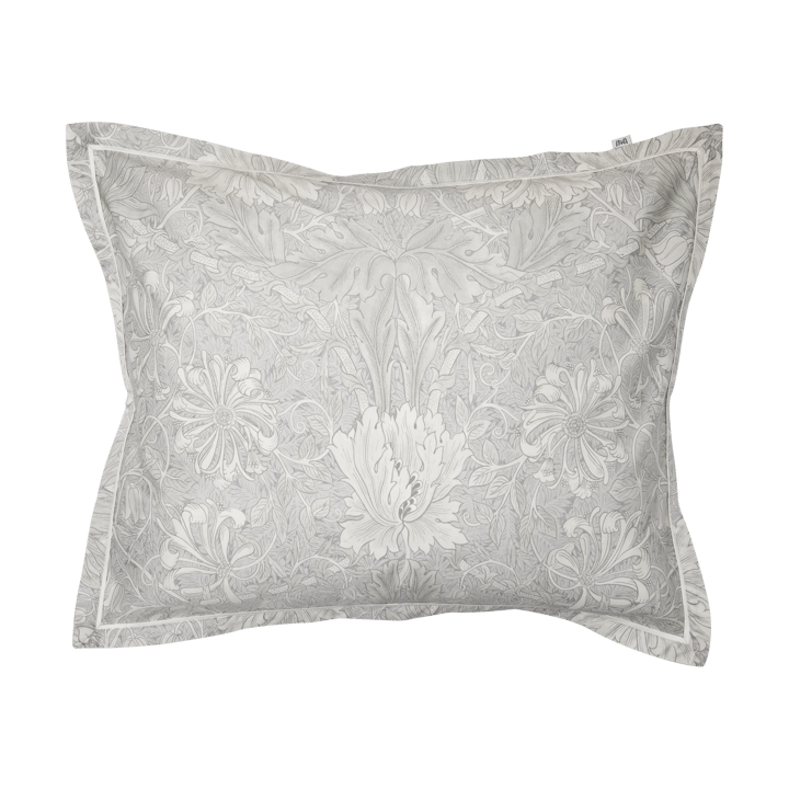 Honeysuckle & Tulip pillowcase - Grey, 50x60 cm - Mille Notti