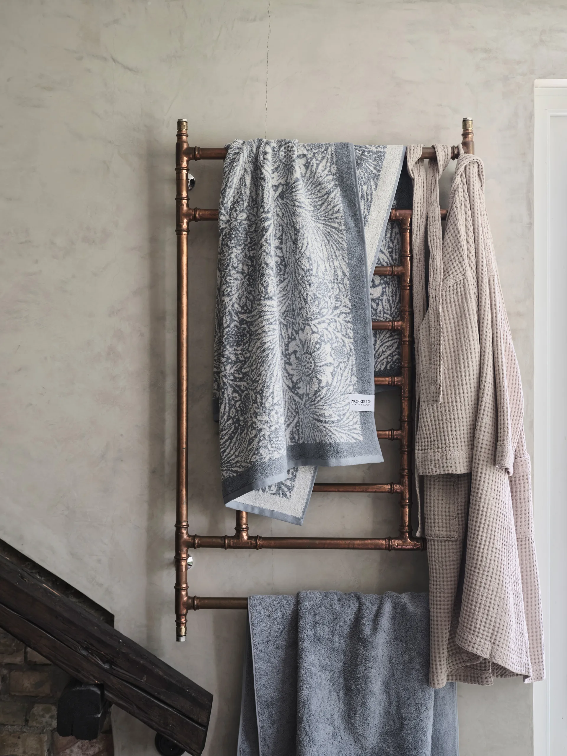 Morris & Co. Marigold Towel ECO, Blue, 86x150 cm Mille Notti