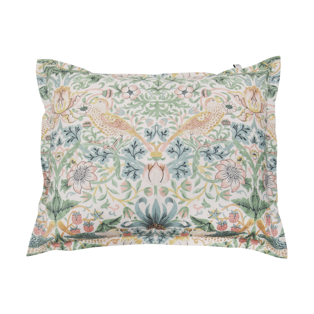 Mille Notti Morris & Co. Strawberry Thief Pillowcase Green, 50x60 cm