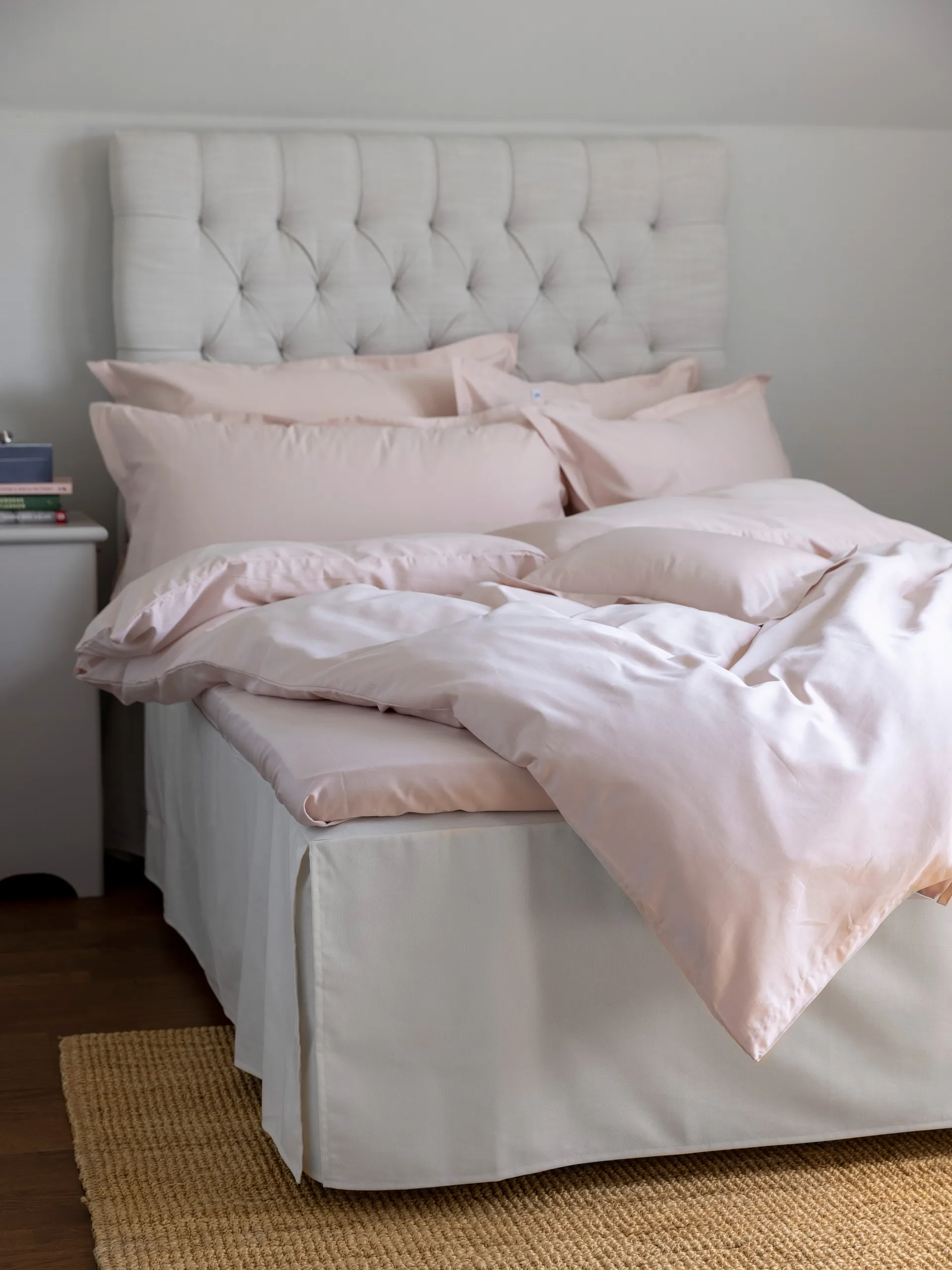 Napoli bed skirt, Off white, 180x220x52 cm Mille Notti