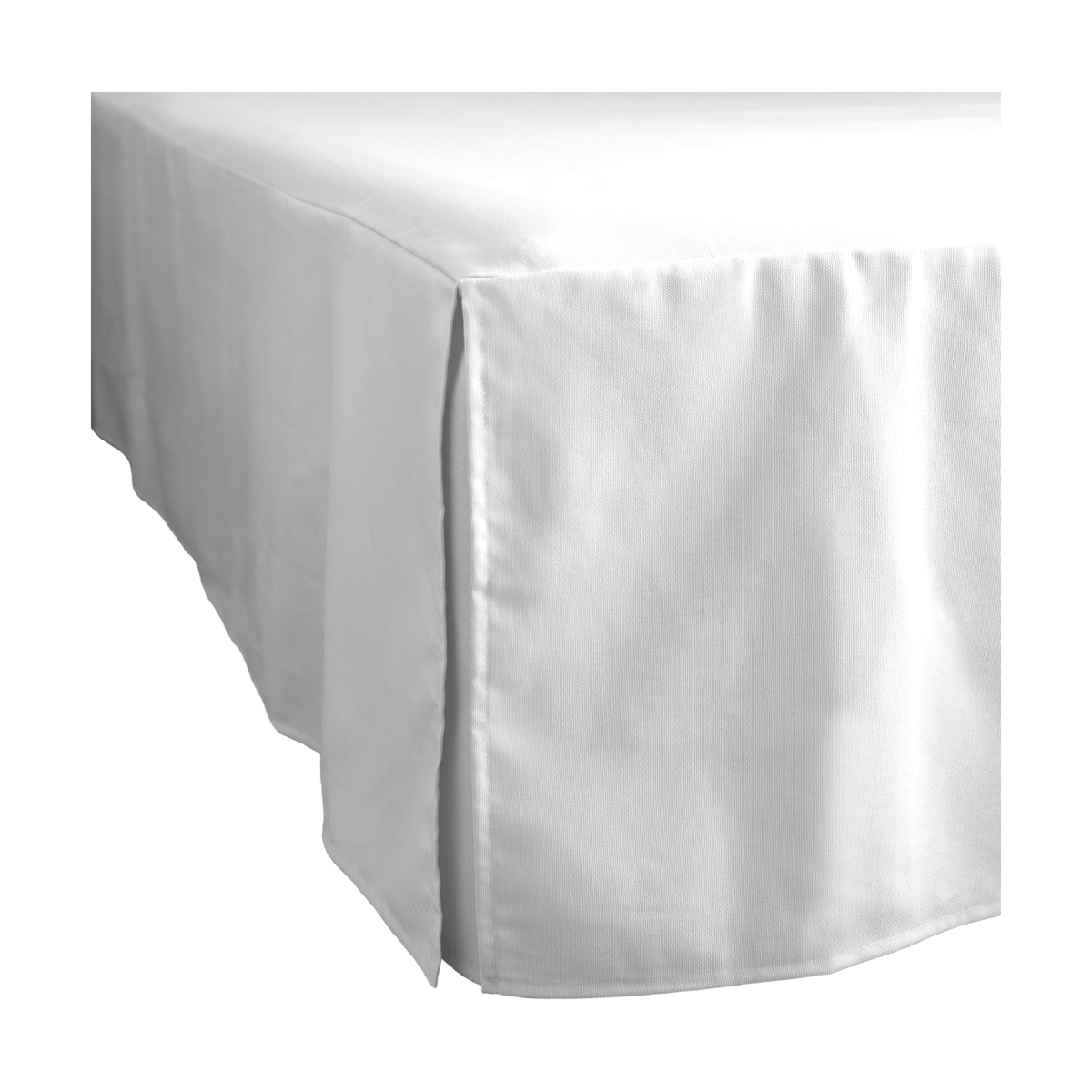 Mille Notti Napoli bed skirt White, 90x220x52 cm | Scandinavian Design | Valances | White