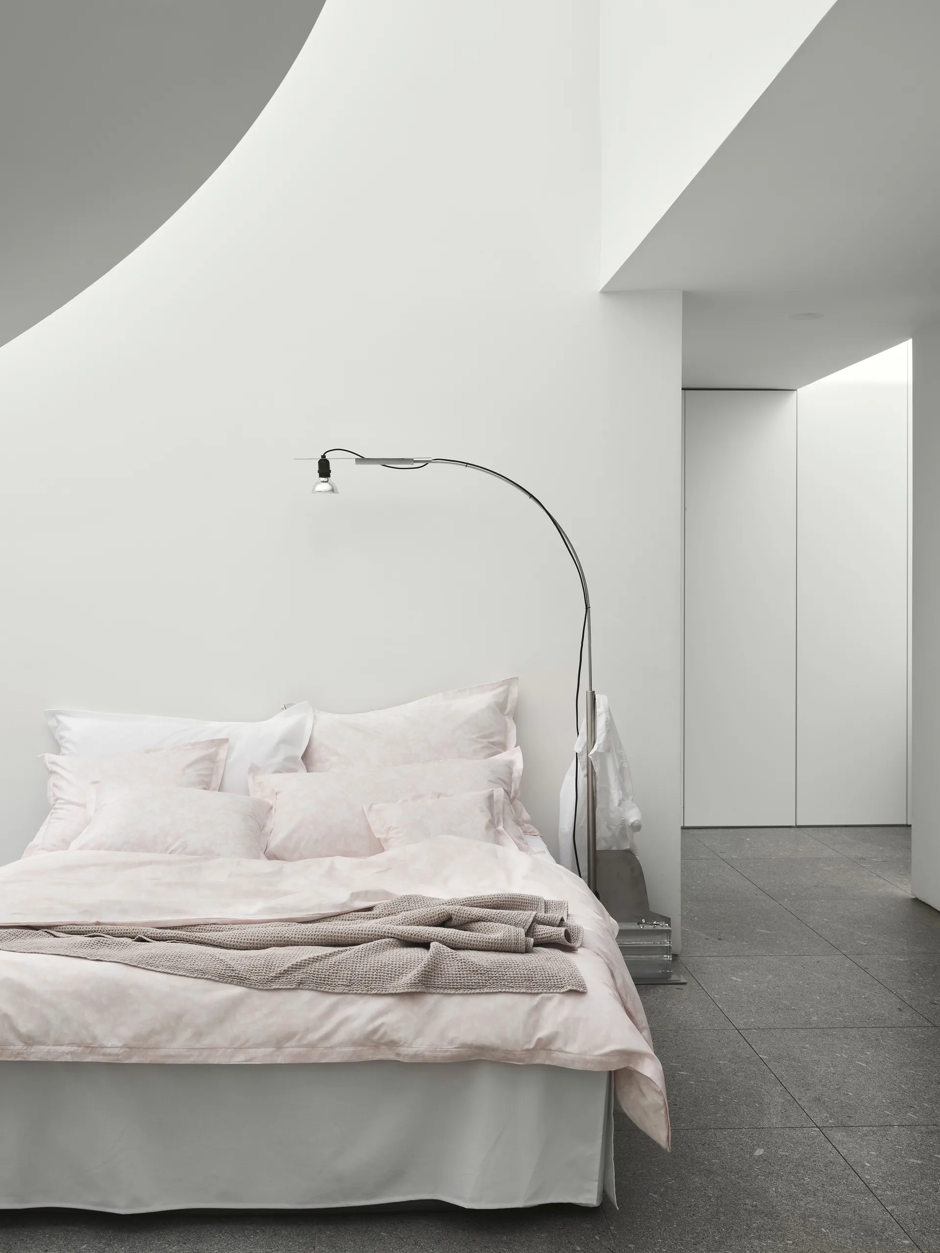 Napoli bed skirt, White, 90x220x52 cm Mille Notti