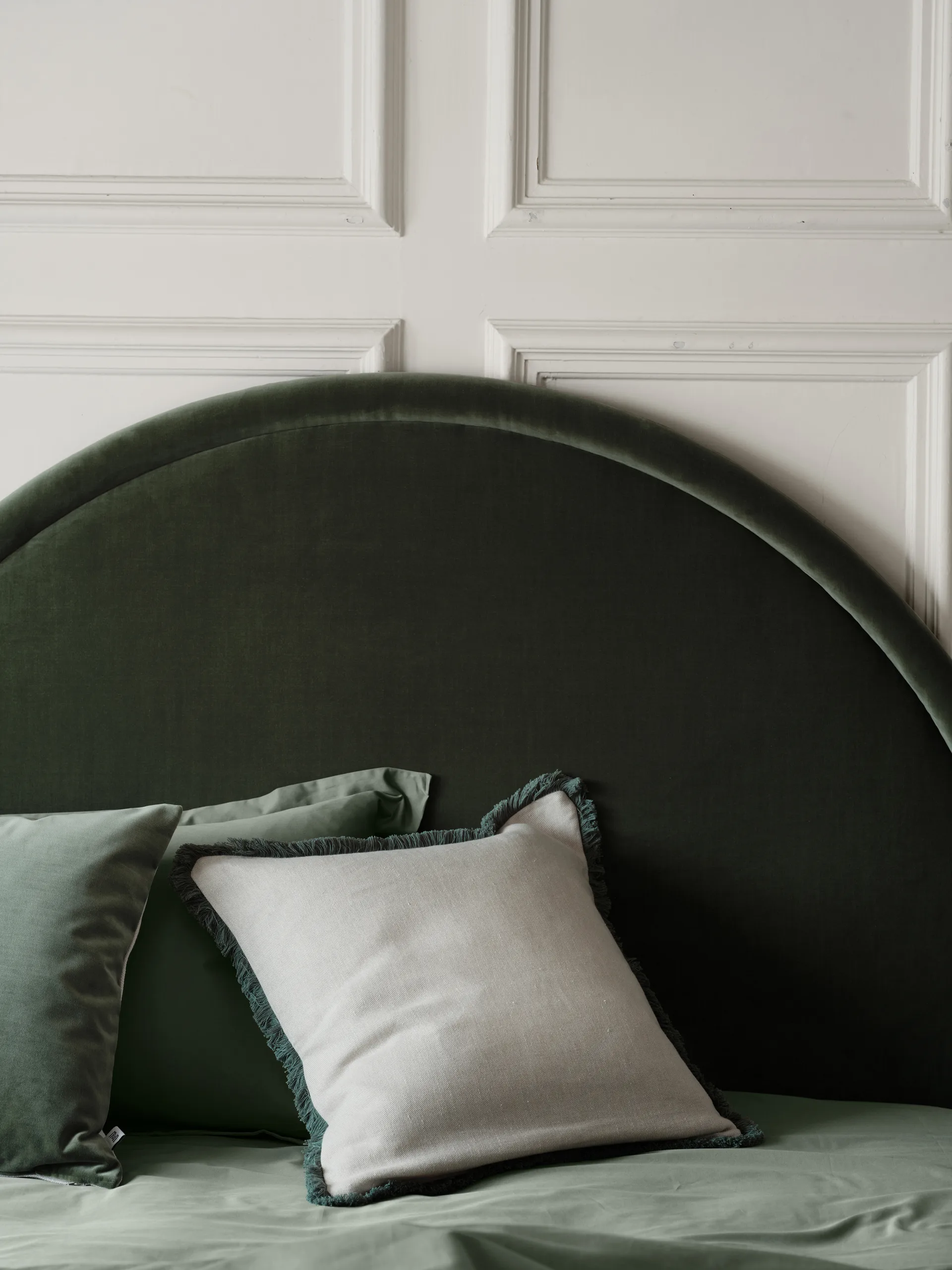 Pienza pillowcase, Beige-green, 50x50 cm Mille Notti