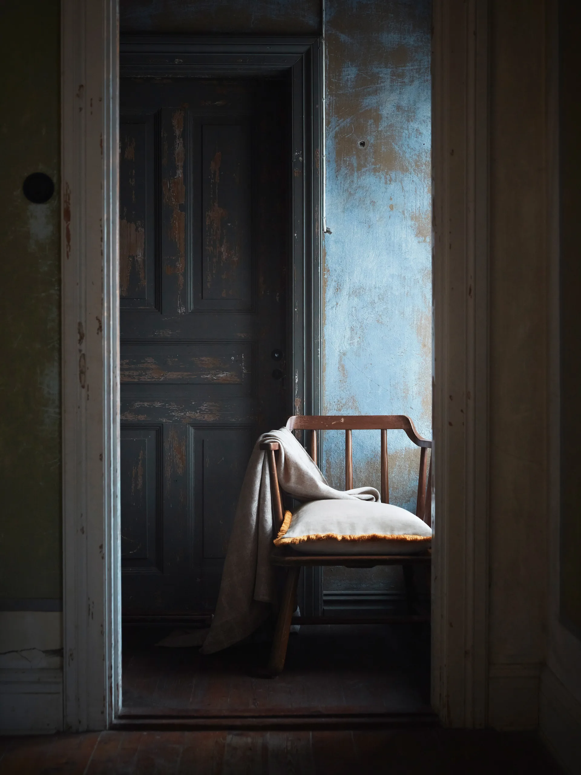 Pienza pillowcase, Beige-yellow, 50x50 cm Mille Notti