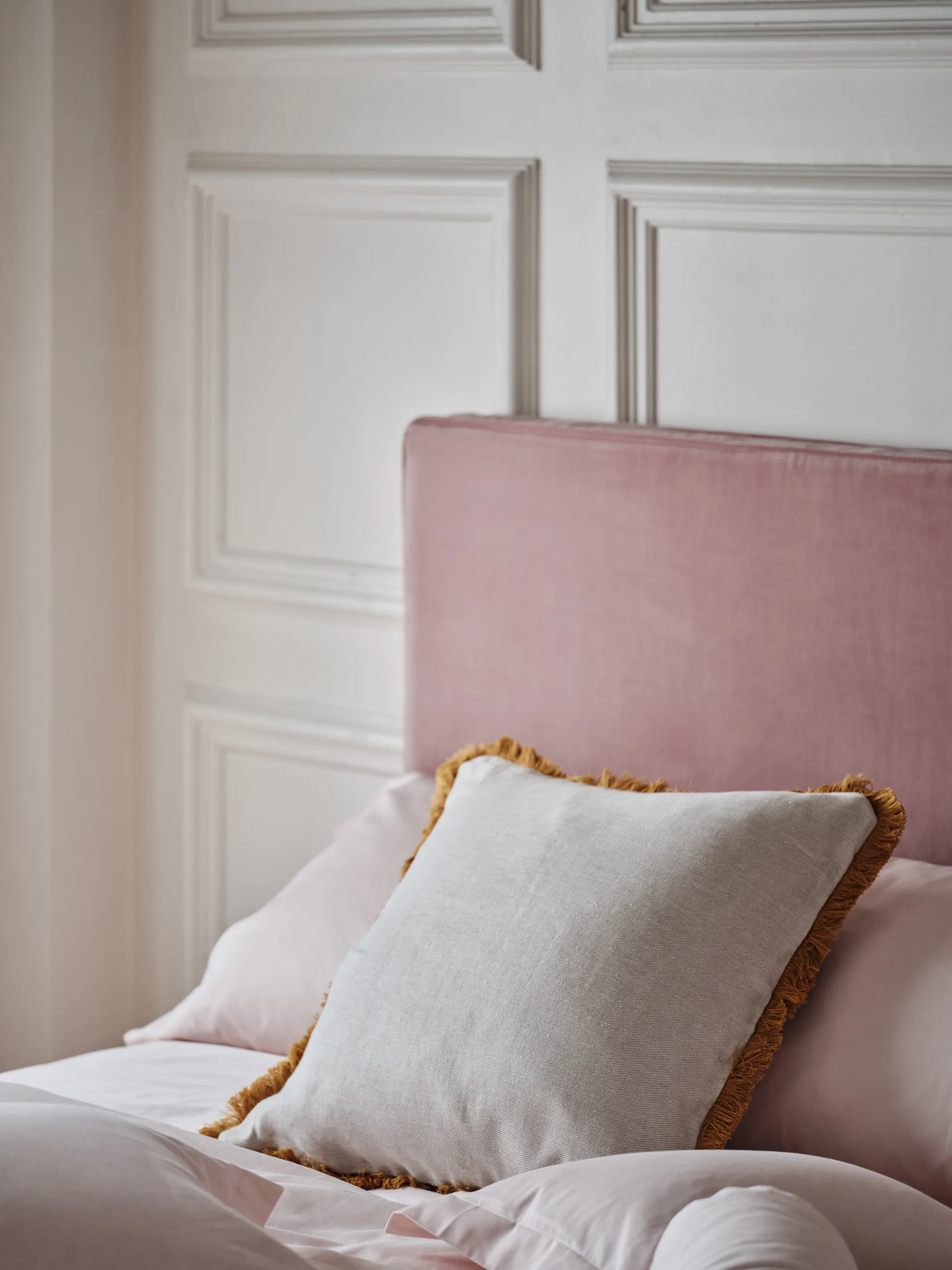 Pienza pillowcase, Beige-yellow, 50x50 cm Mille Notti