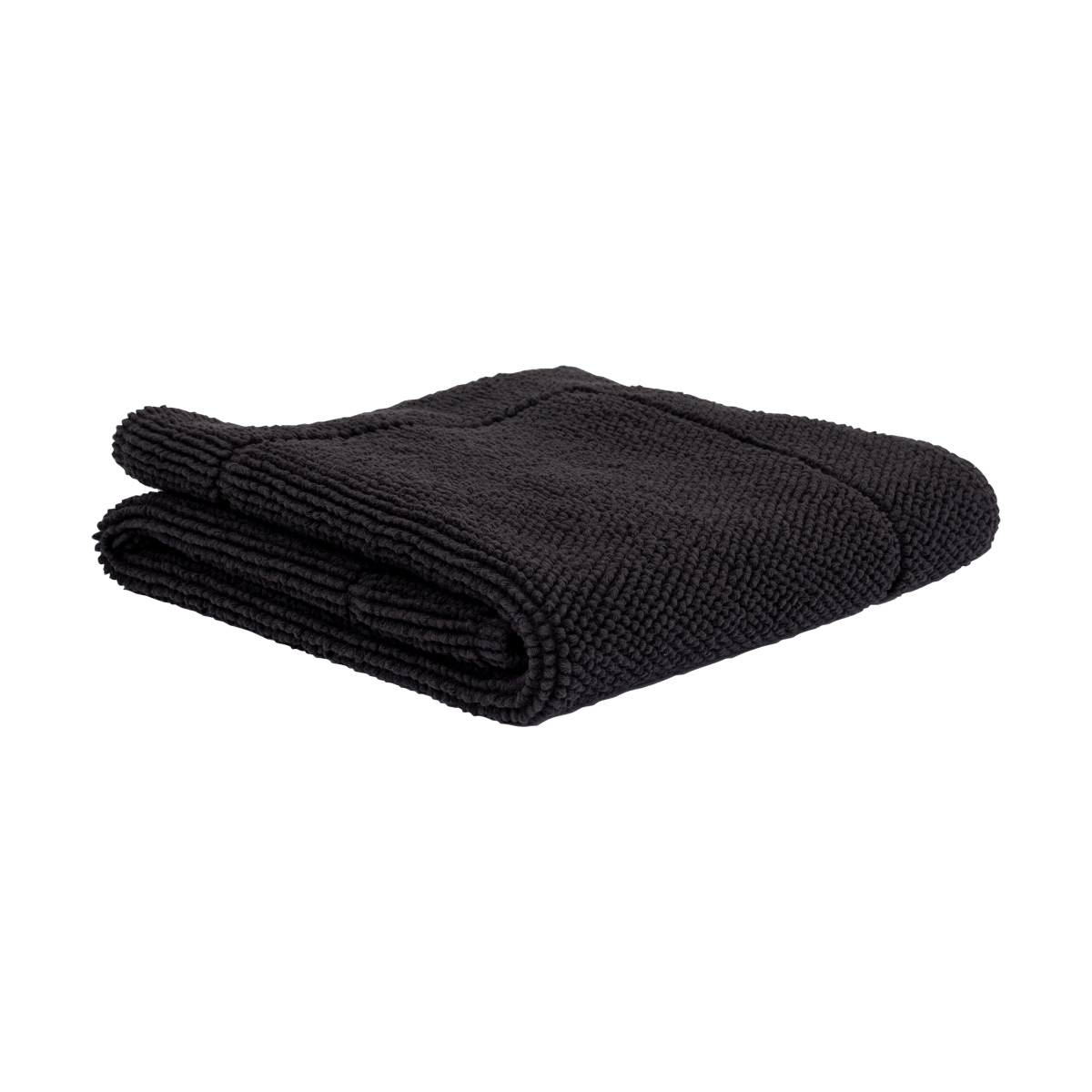 Mille Notti Portofino bathroom rug Anthracite, 60x90 cm