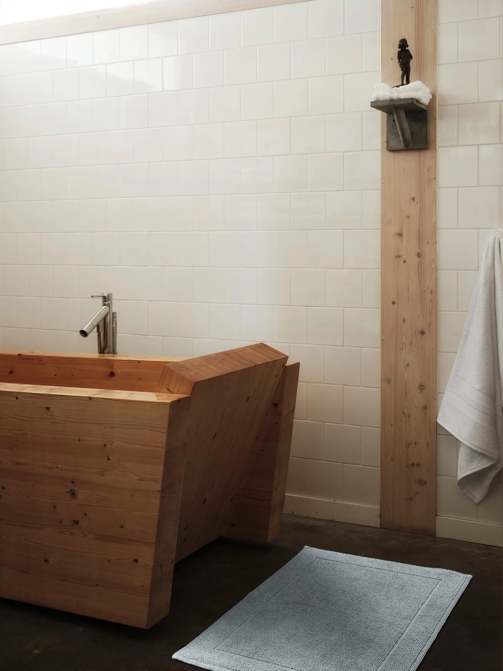 Portofino bathroom rug , Ice blue, 60x90 cm Mille Notti