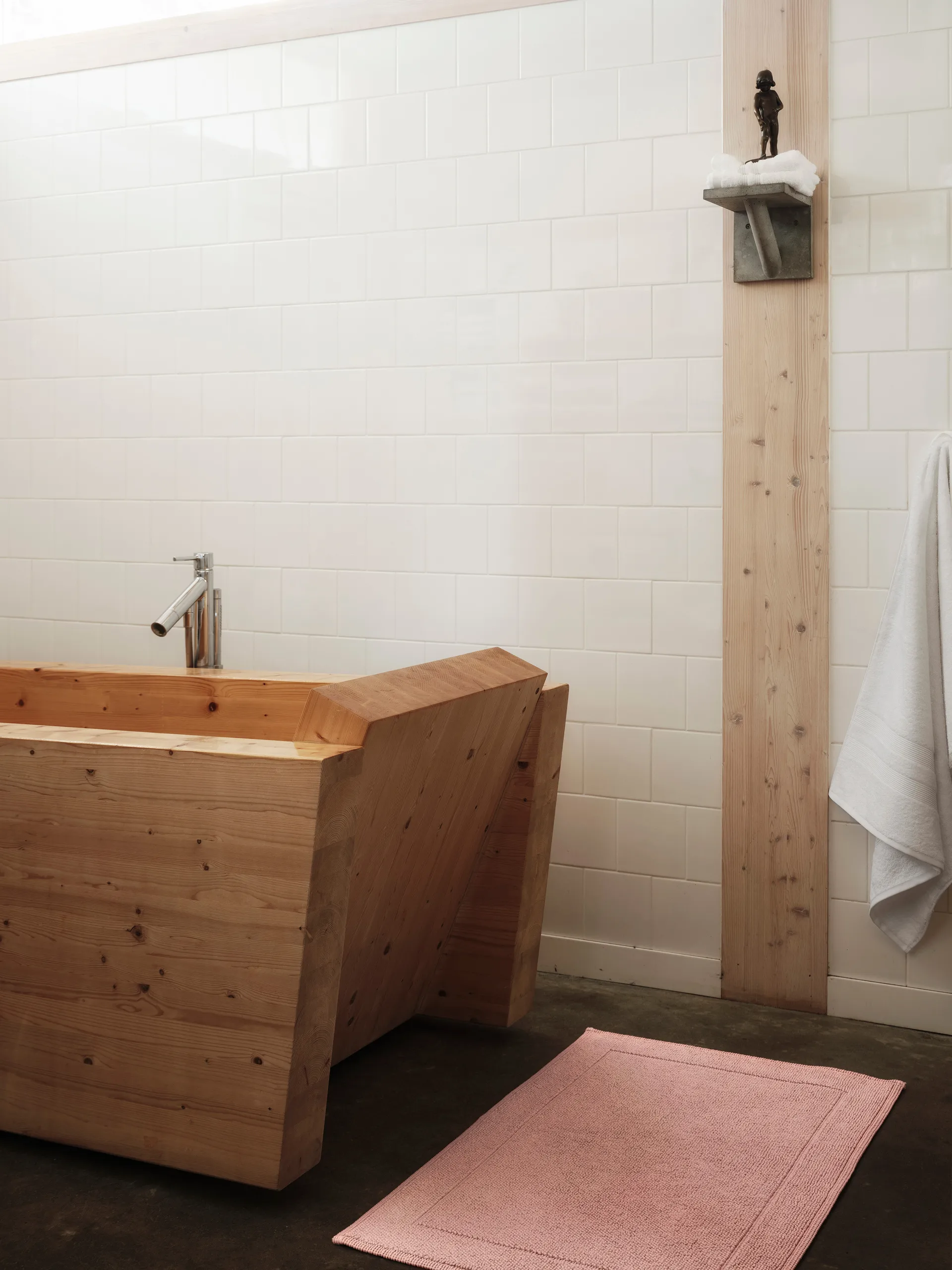 Portofino bathroom rug , Pink, 60x90 cm Mille Notti