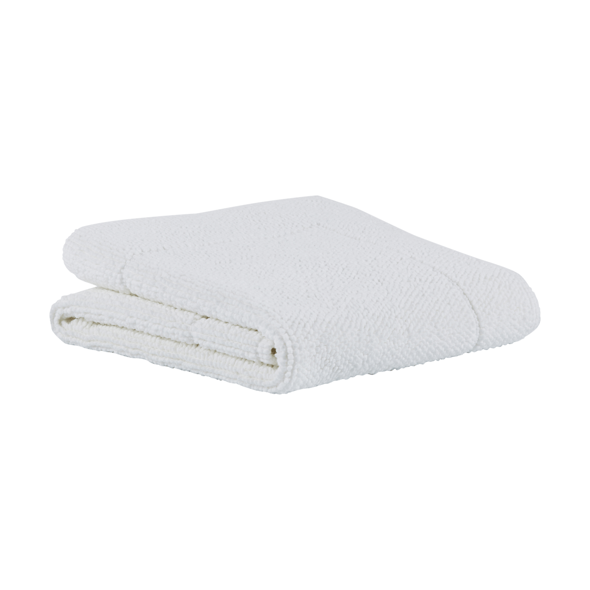 Mille Notti Portofino bathroom rug White, 60x90 cm | Scandinavian Design | Bath mats | White