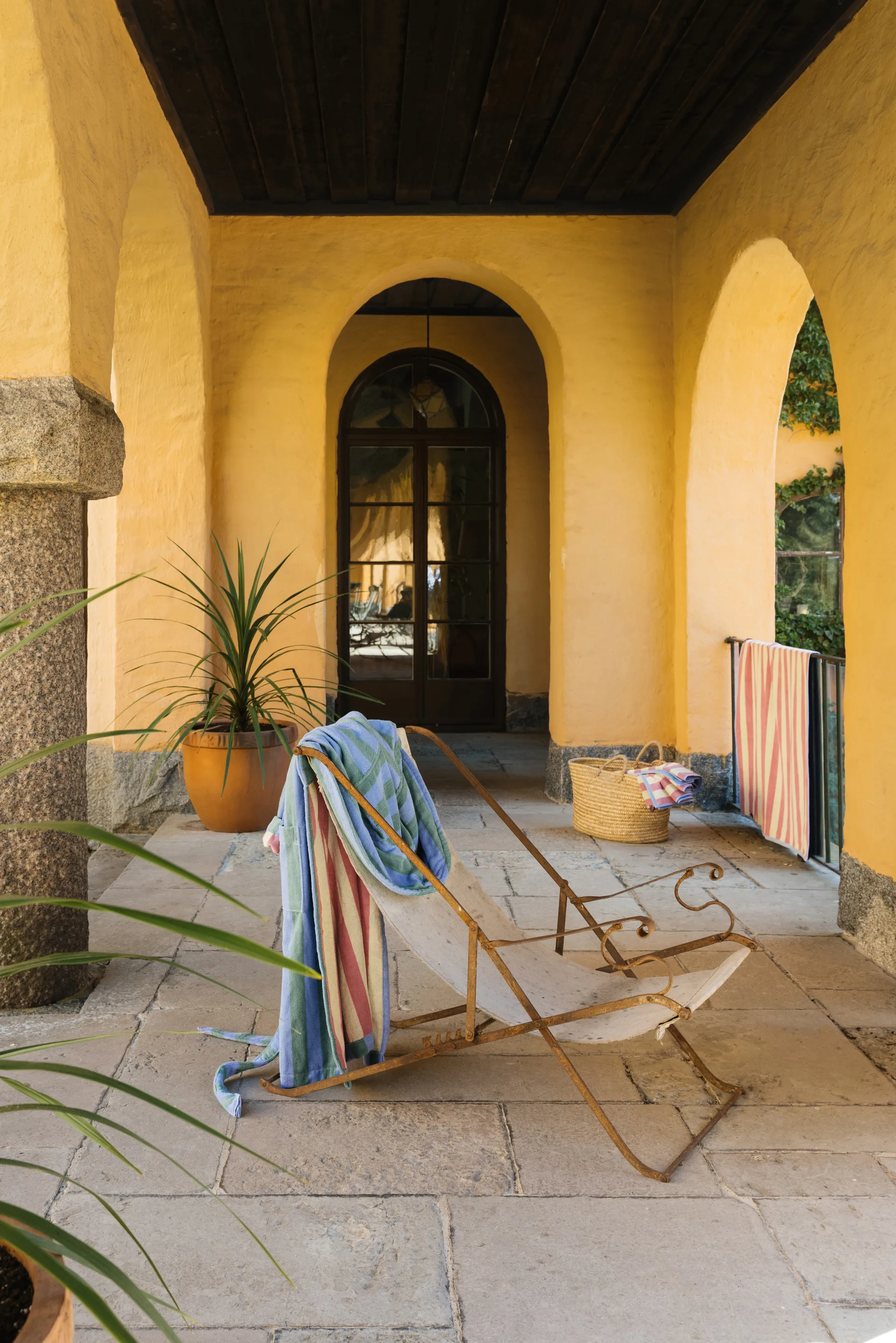 Positano beach towel 100x180 cm, Light blue Mille Notti