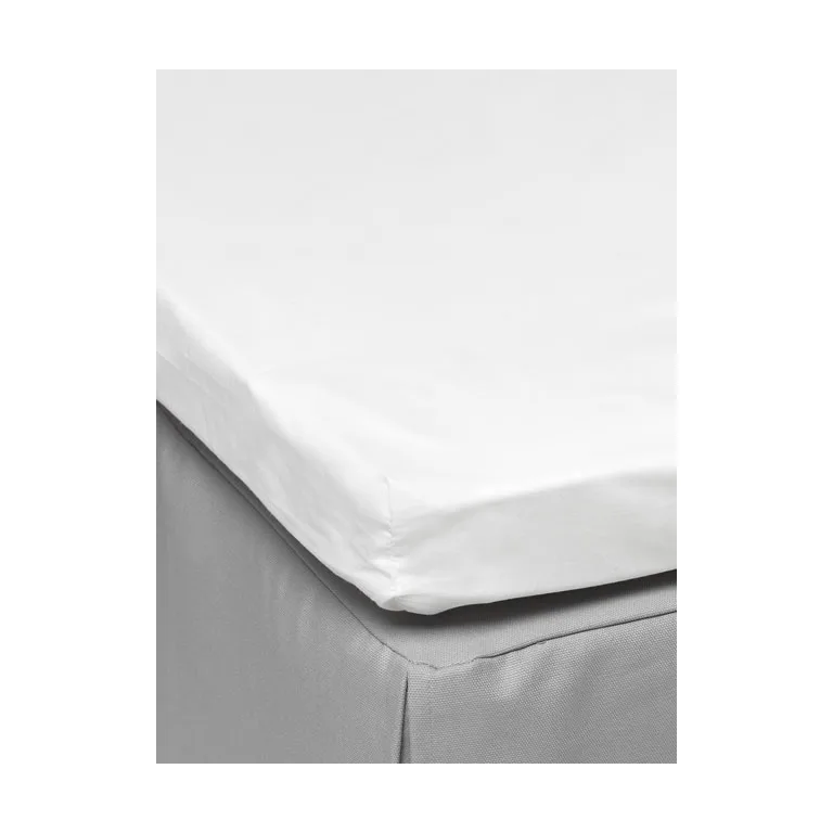 Mille Notti Pousada Percale fitted sheets EKO White, 90x200 cm