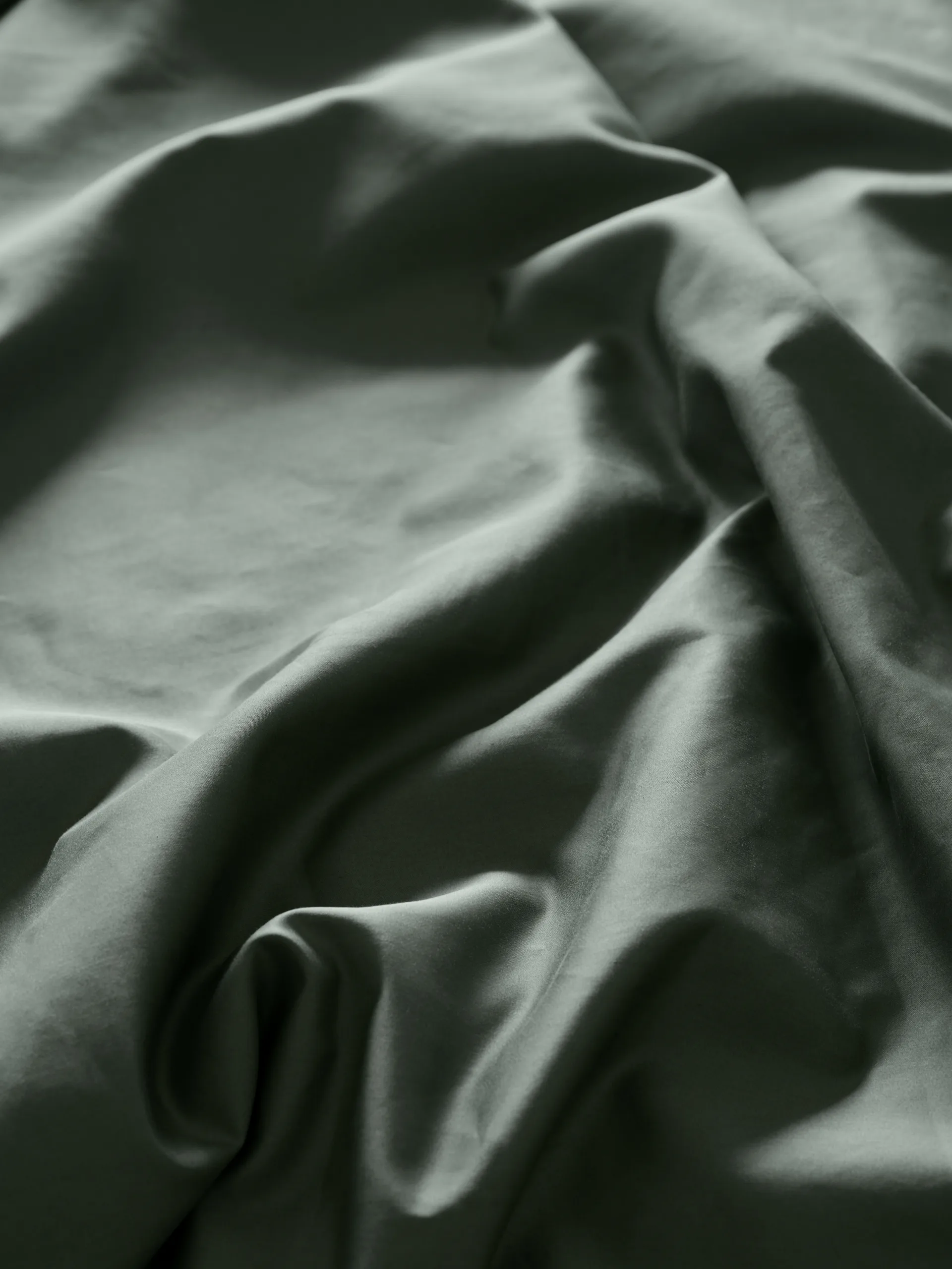 Satina duvet cover, Green, 150x210 cm Mille Notti