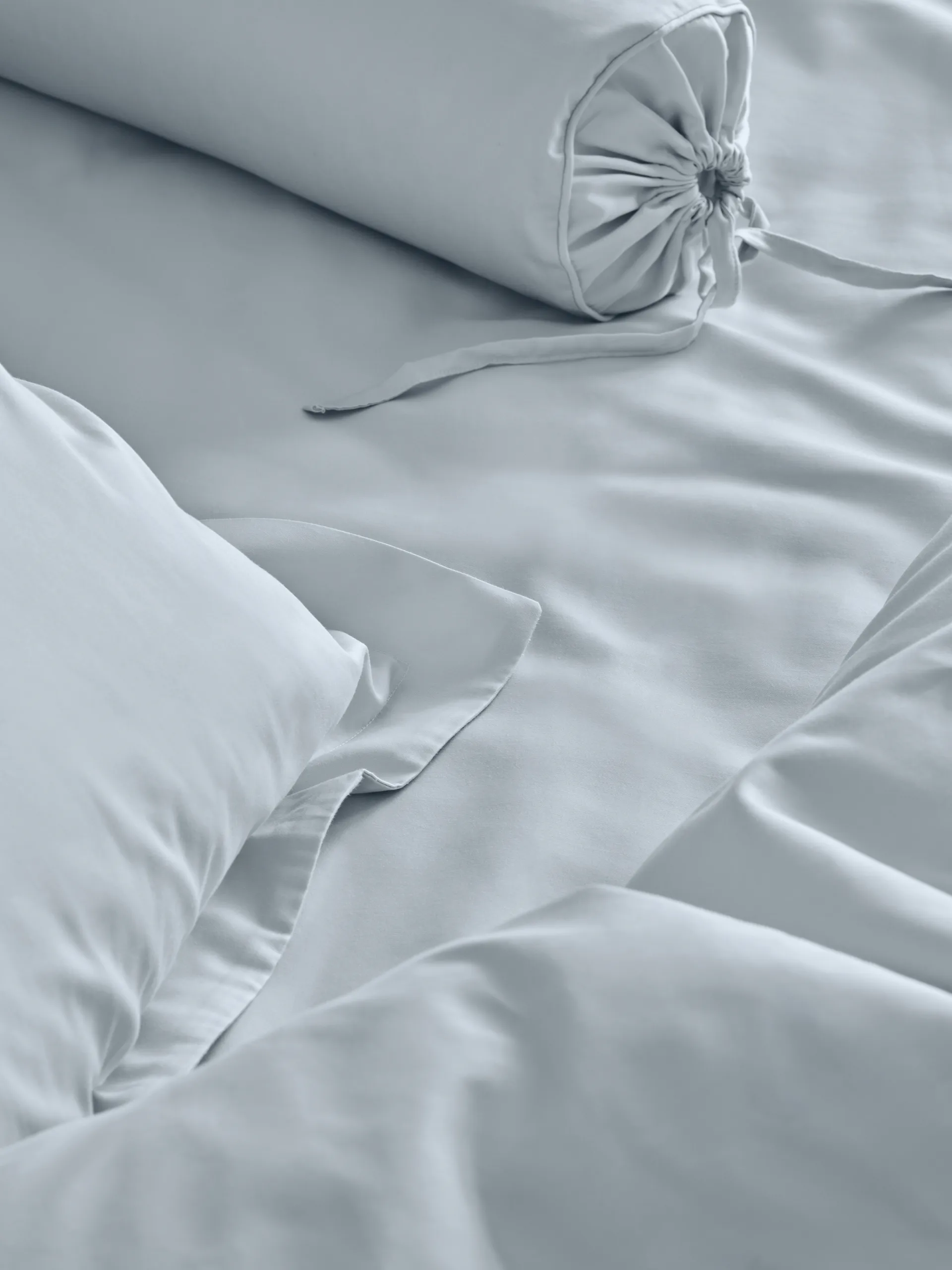 Satina duvet cover, Light blue, 150x210 cm Mille Notti