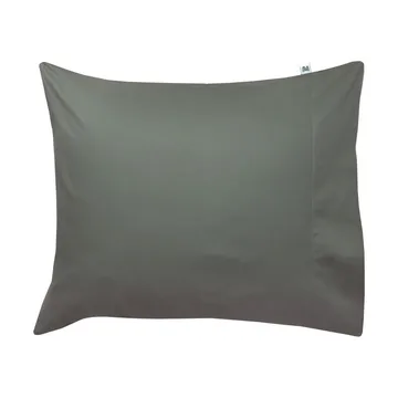Satina plain pillowcase - Green, 50x60 cm - Mille Notti