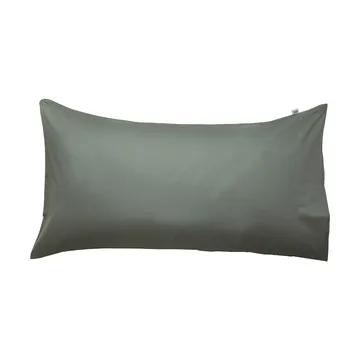 Satina plain pillowcase - Green, 50x90 cm - Mille Notti