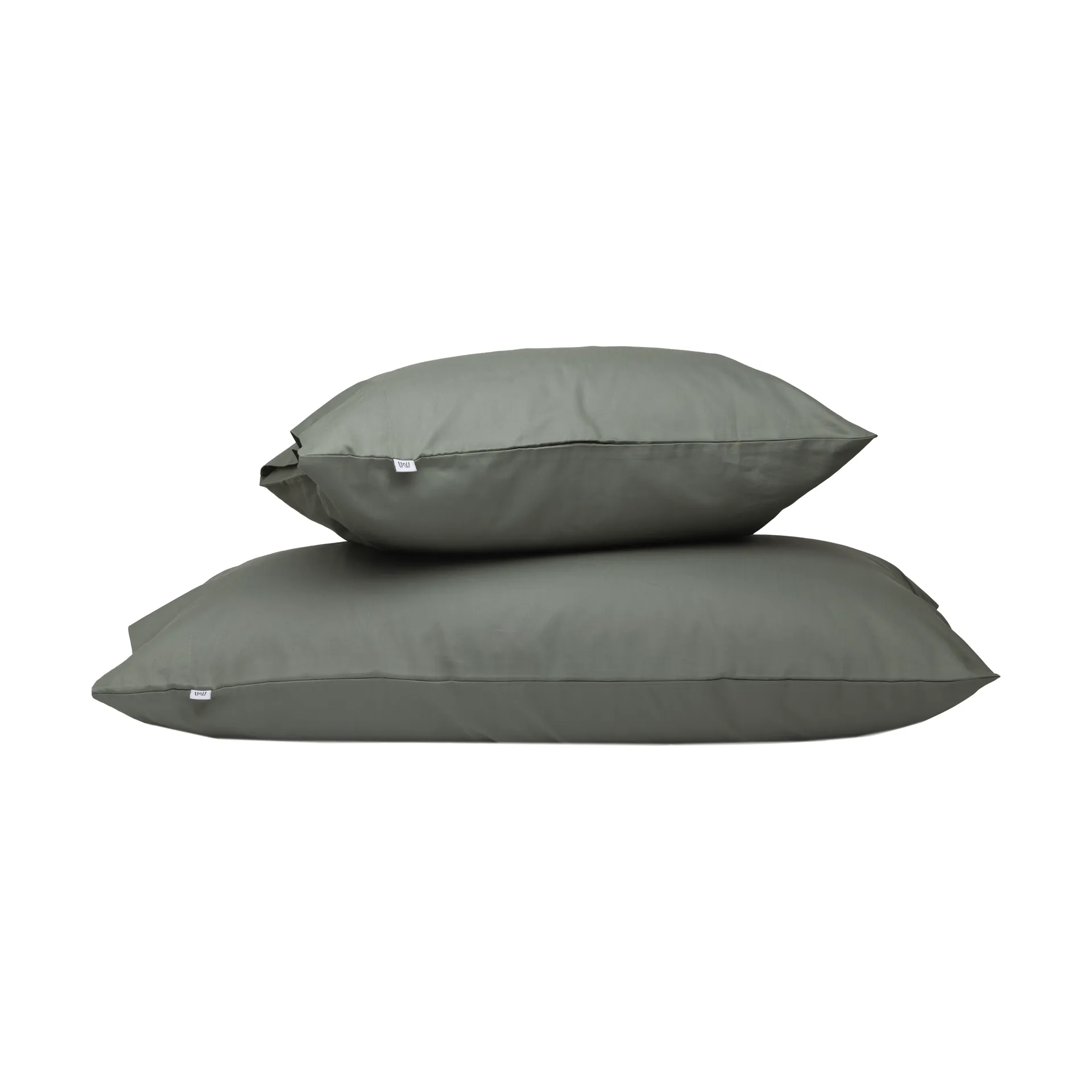 Satina plain pillowcase, Green, 50x90 cm Mille Notti