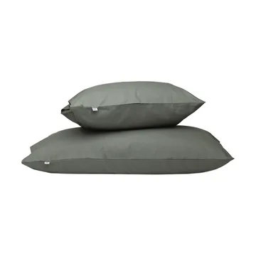 Satina plain pillowcase - Green, 50x90 cm - Mille Notti