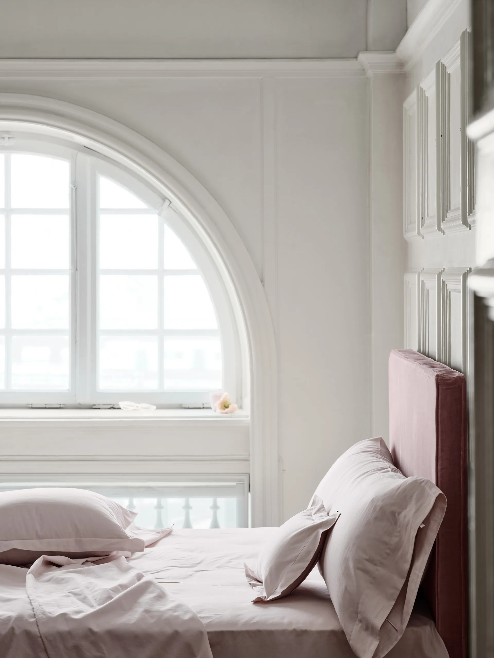 Satina plain pillowcase, Rose, 50x60 cm Mille Notti