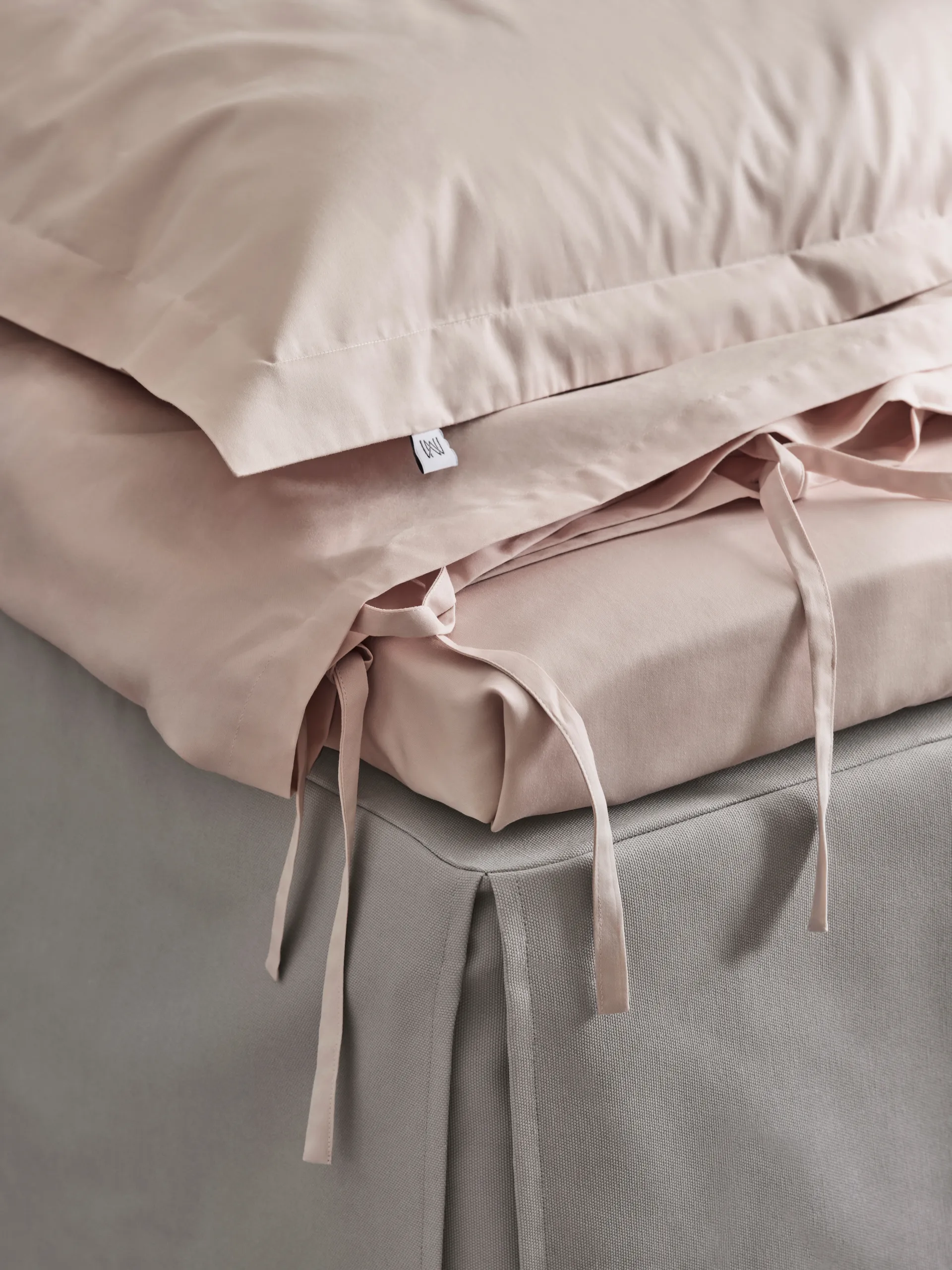 Satina plain pillowcase, Rose, 50x90 cm Mille Notti